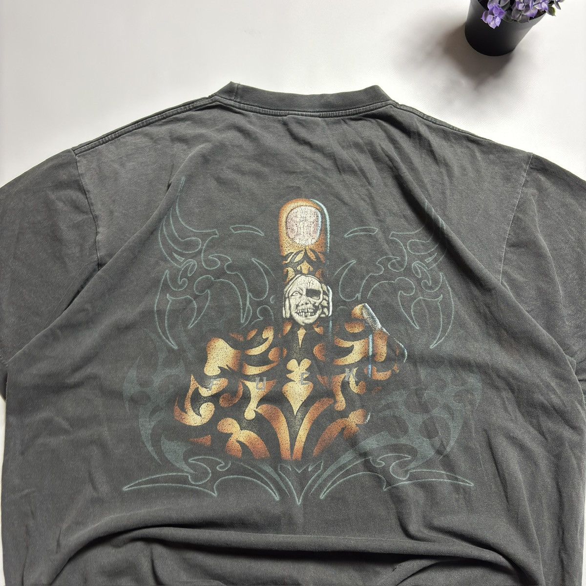 Other vintage faded y2k fuck t-shirt streetwear rap usa Size US XL / EU 56 / 4 - 7 Thumbnail