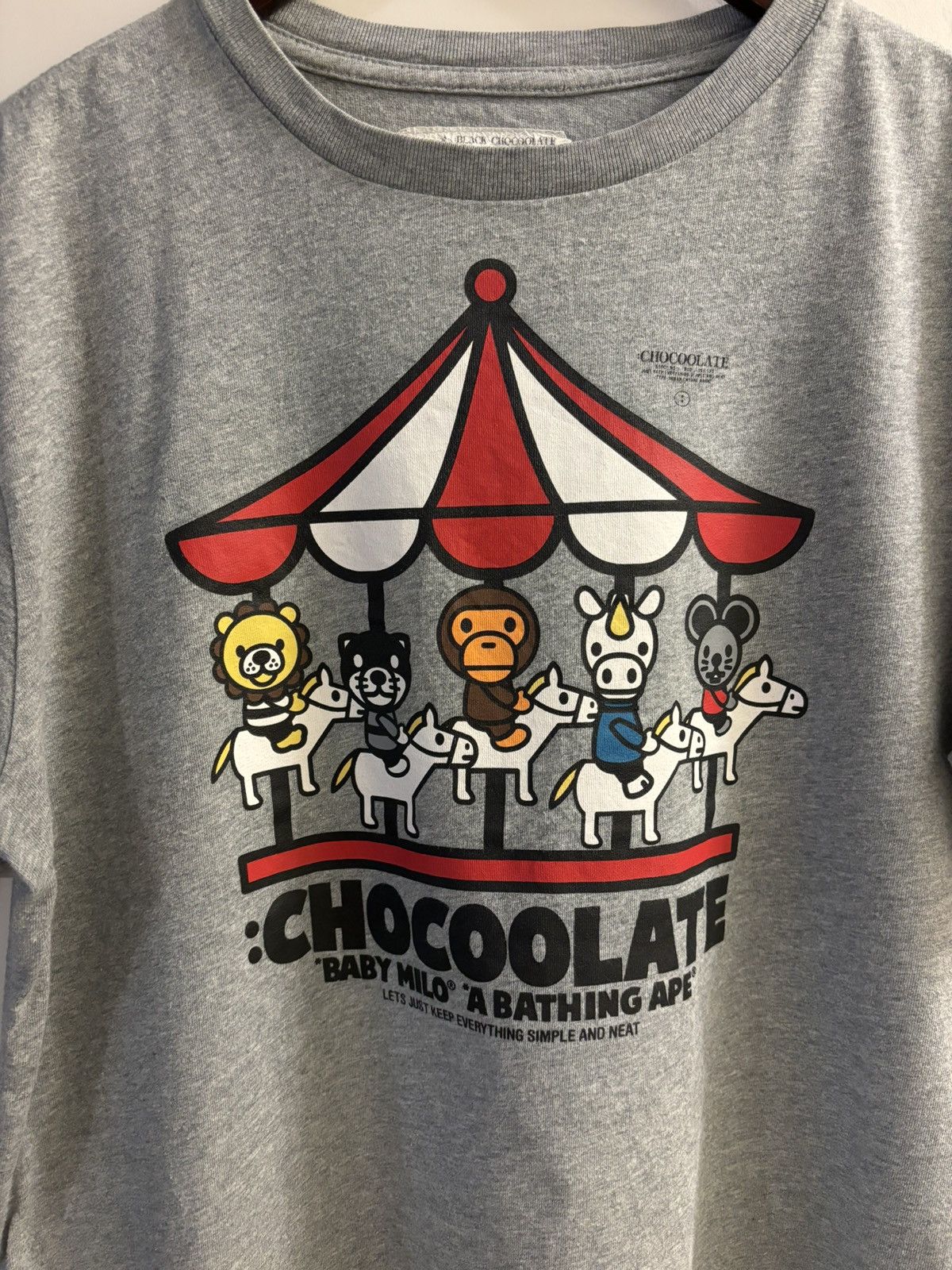 Bape × Chocolate Baby Milo x Chocolate T-Shirt Size US M / EU 48-50 / 2 - 2 Thumbnail