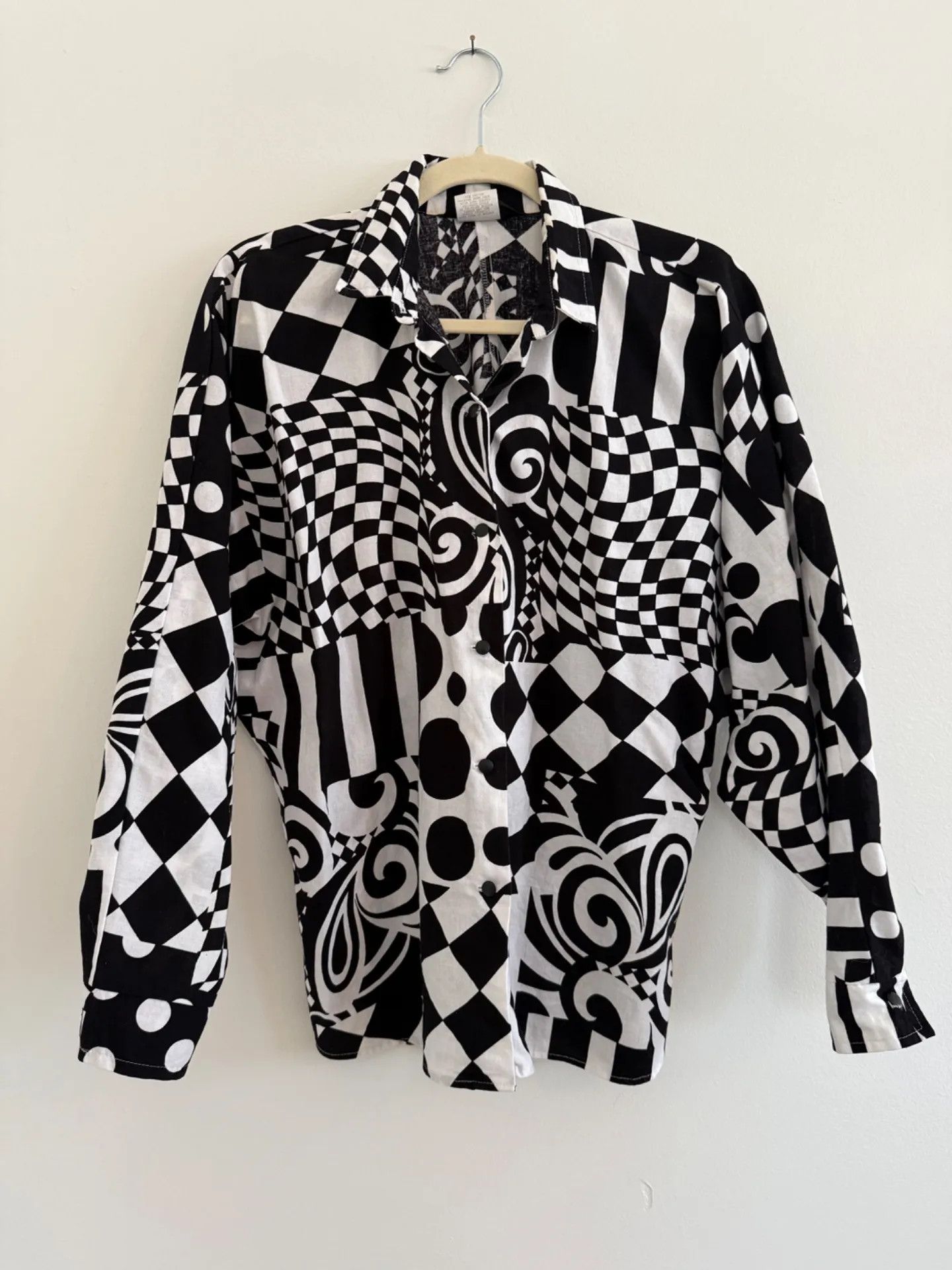 Vintage Psychedelic Western Button Down Size L / US 10 / IT 46 - 1 Thumbnail