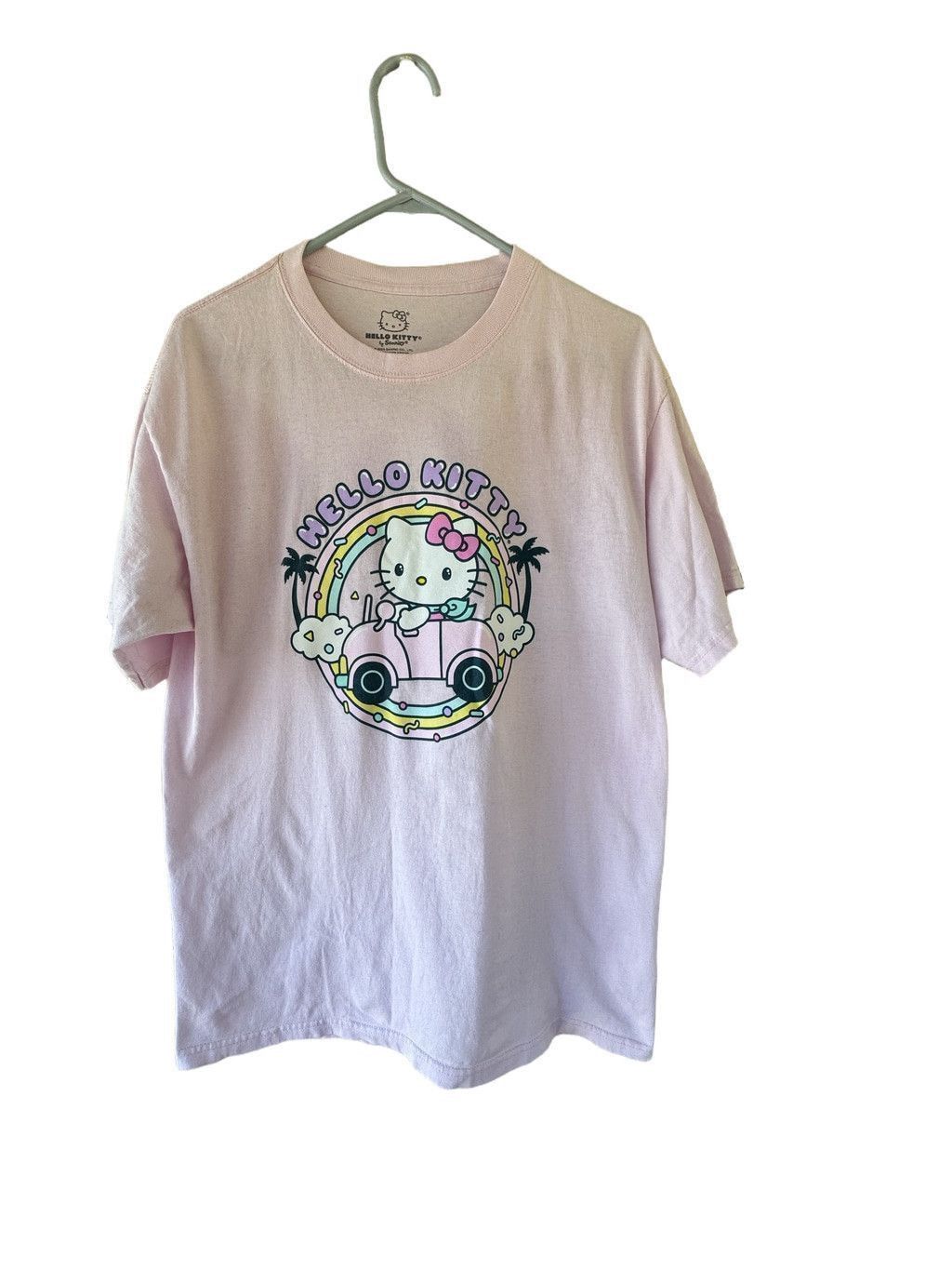 Other Hello Kitty Pink Living The Dream T Shirt Adult LG Size L / US 10 / IT 46 - 1 Thumbnail
