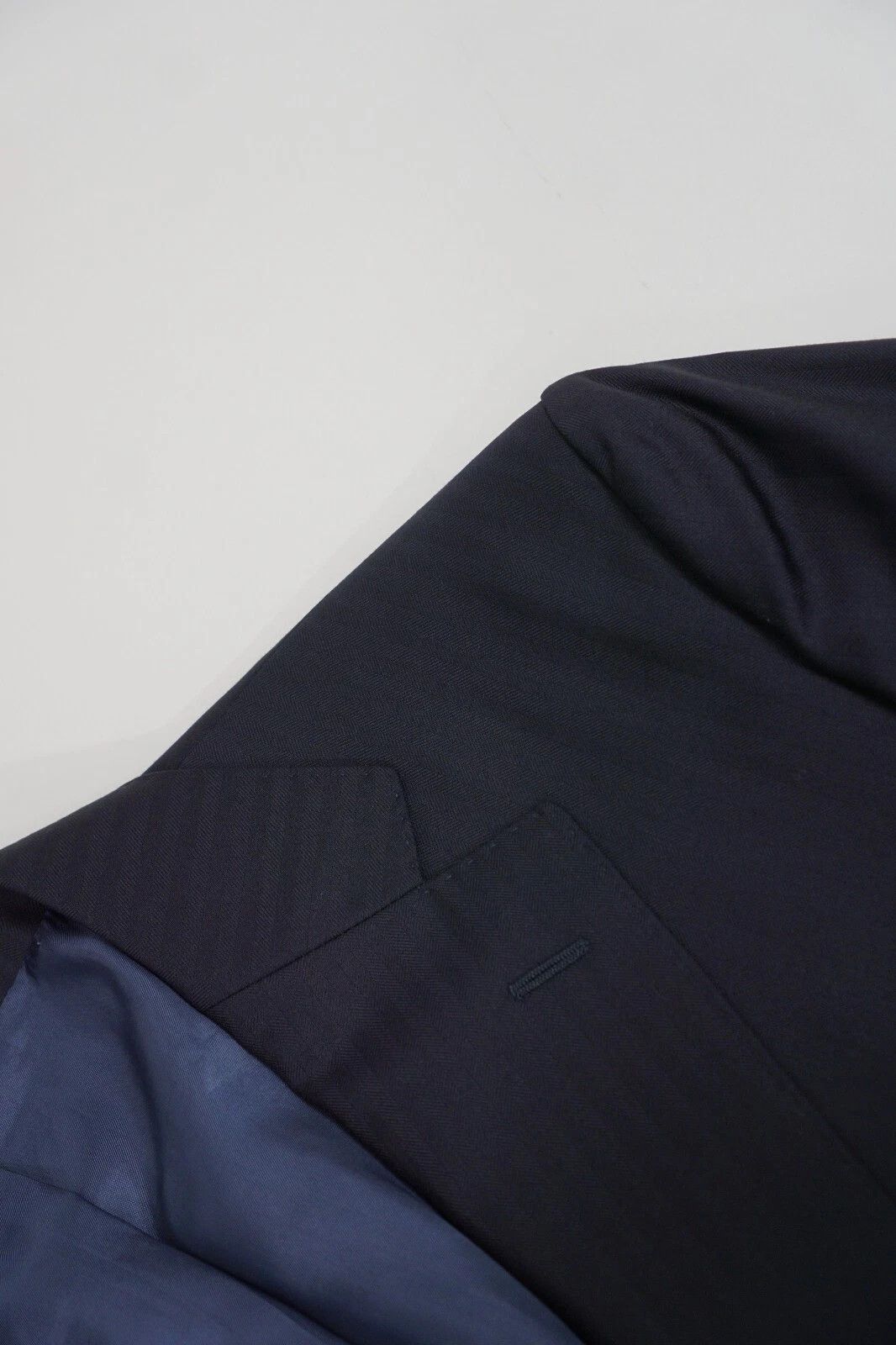 Suitsupply Men Suitsupply Blazer Napoli Navy Wool Super 110 98 UK/US40L Size 40L - 4 Thumbnail