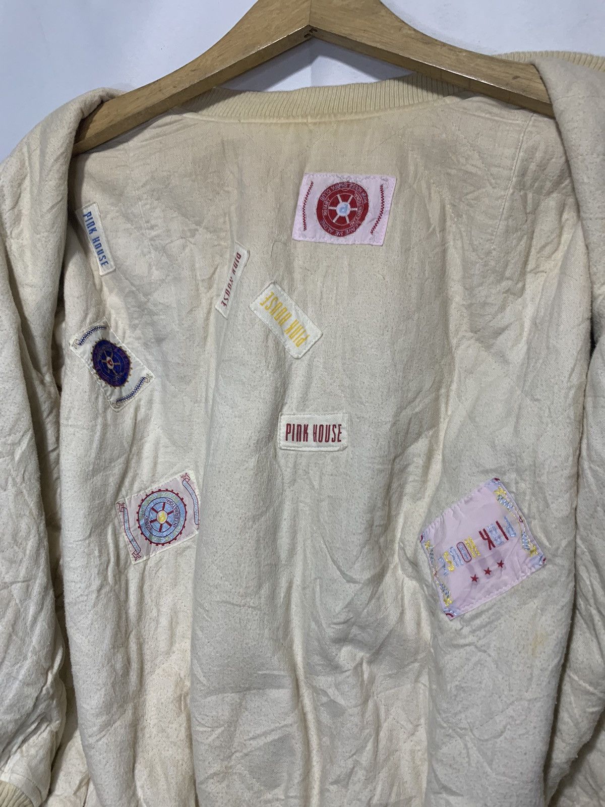 Pink House 1990s Pink House multiple patch MA-1 Bomber jacket Size US M / EU 48-50 / 2 - 4 Thumbnail