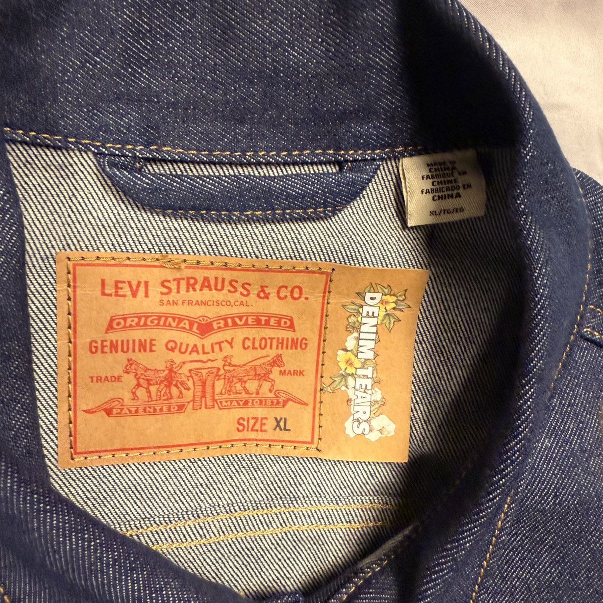 DENIM TEARS × Levi's × Stussy Stussy x Denim Tears Levi’s Type 2 Jacket Raw Size US XXL / EU 58 / 5 - 5 Thumbnail