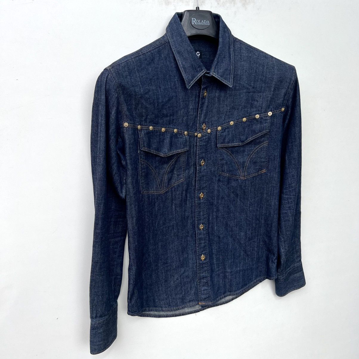 Dolce & Gabbana Dolce & Gabbana denim shirt Size US XL / EU 56 / 4 - 2 Thumbnail