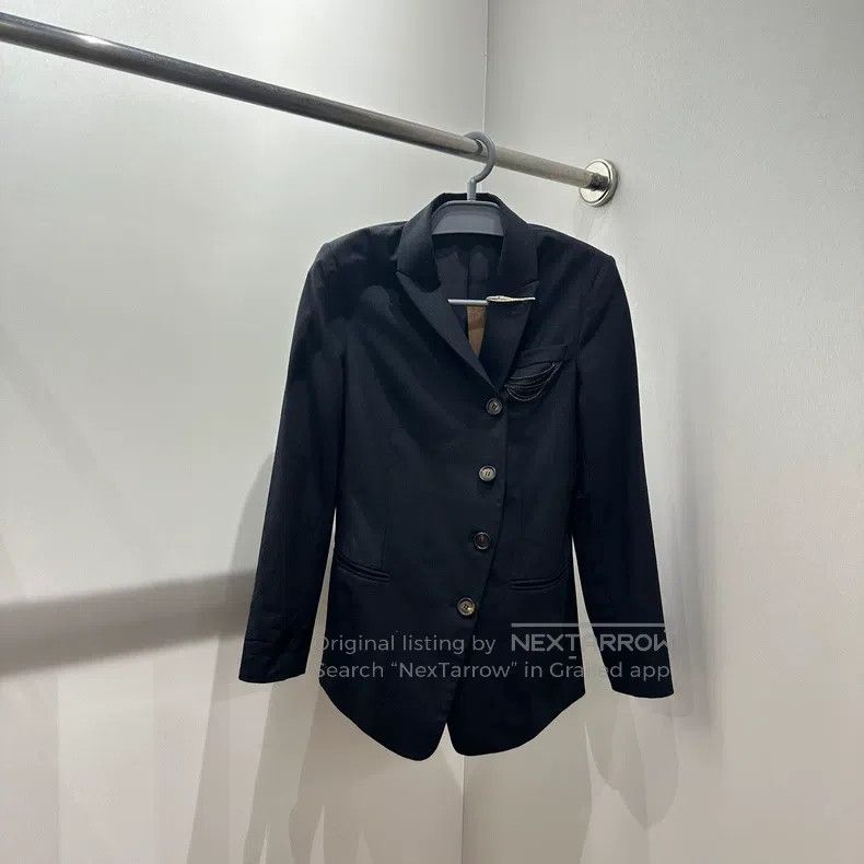 Brunello Cucinelli Brunello Cucinelli Beaded wool blazer Size XS / US 0-2 / IT 36-38 - 1 Thumbnail
