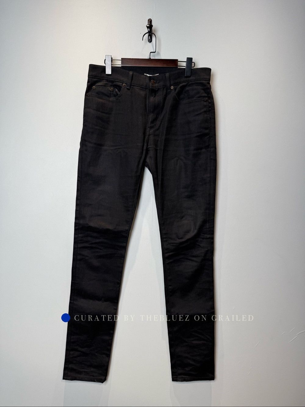 Saint Laurent Paris Classic Black Denim Jeans in Size 32 Size US 32 / EU 48 - 1 Thumbnail