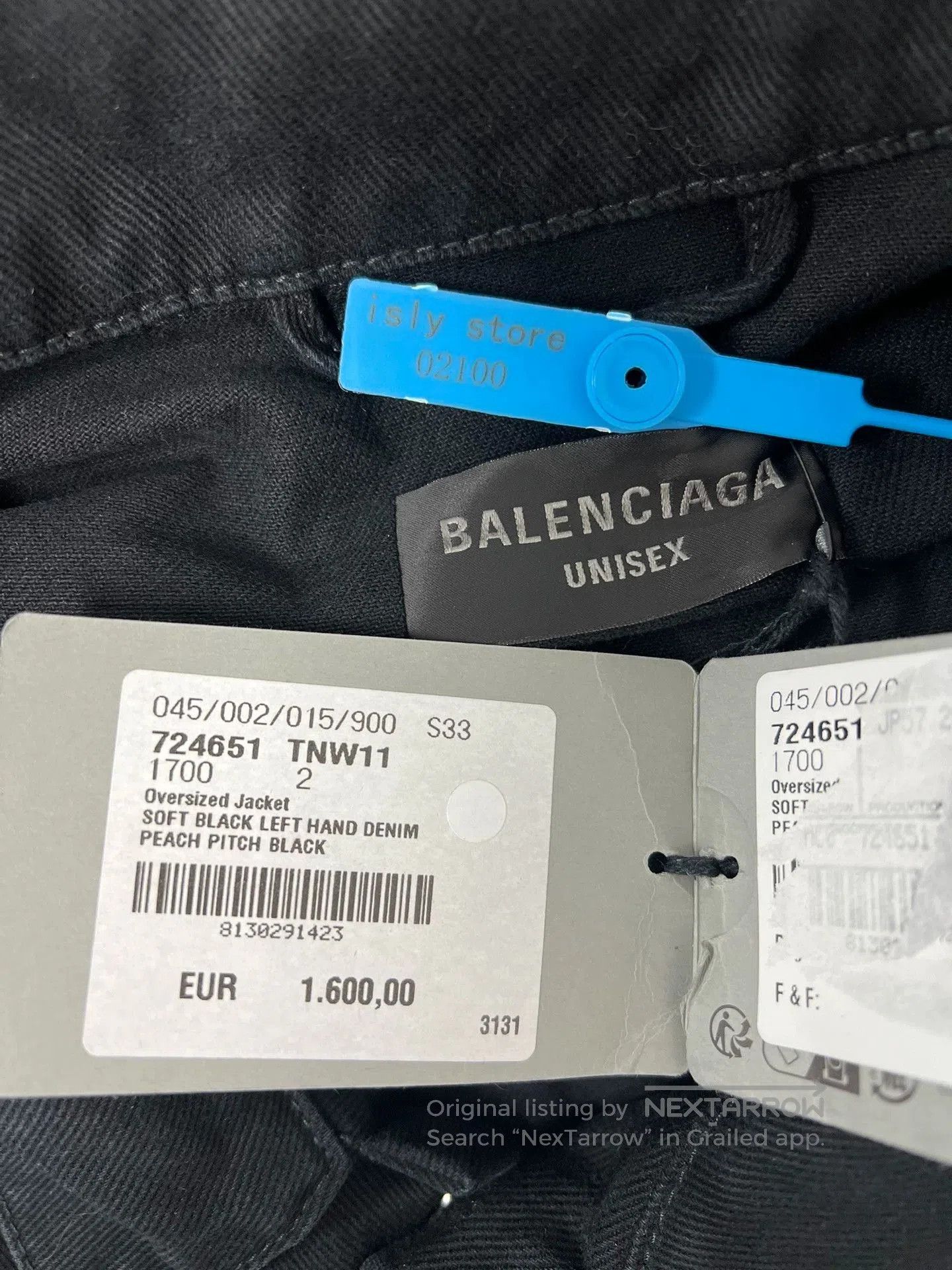 Balenciaga Balenciaga Tape Jacket Coat. Size US M / EU 48-50 / 2 - 4 Thumbnail