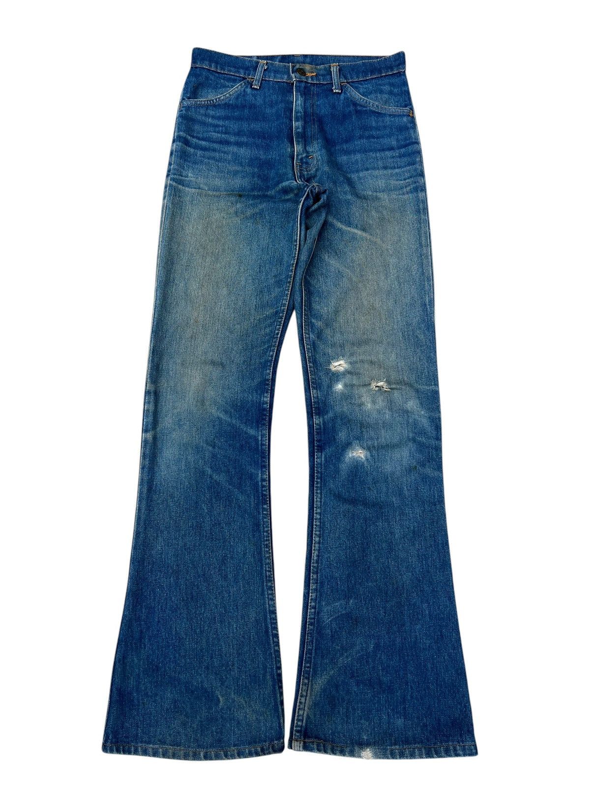 Levi's Dirty Mud VTG 1991 Levi’s 646 Distress Denim Bootcut Jeans Size US 29 - 1 Thumbnail