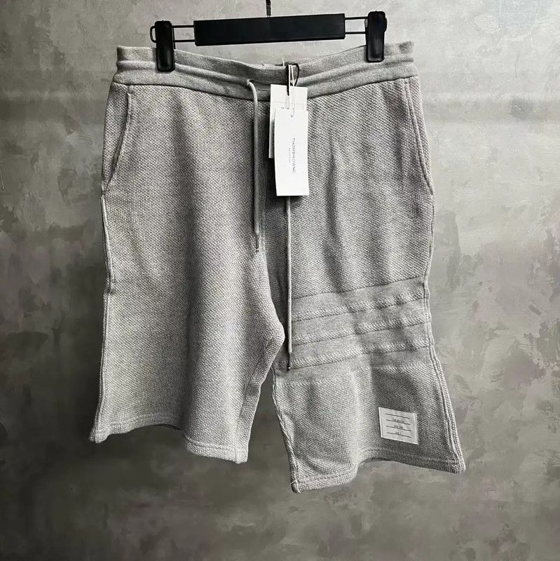 Thom Browne Thom Browne Gray Cotton Men's Shorts 0089 Size US 34 / EU 50 - 1 Thumbnail