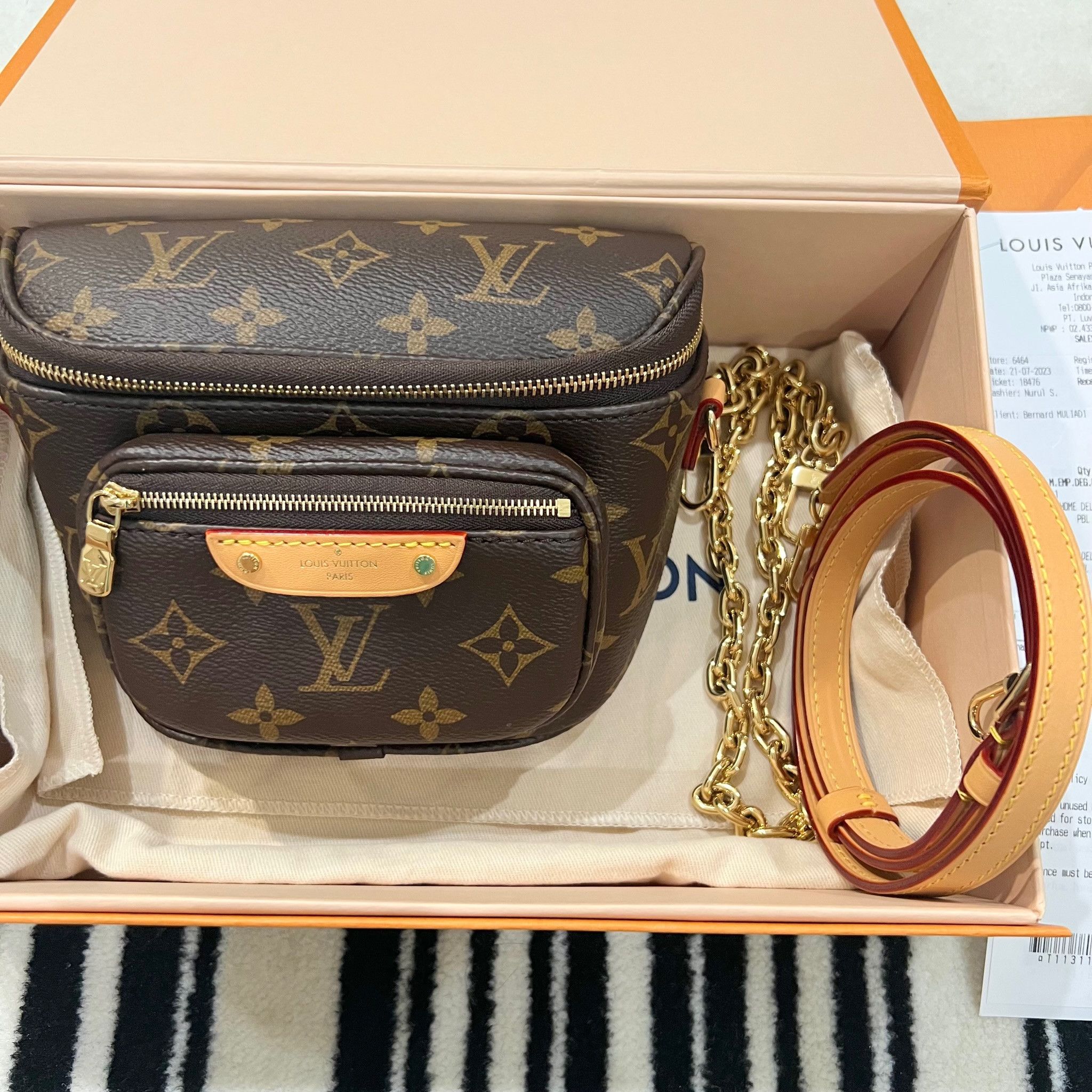 BRAND NEW Louis Vuitton Monogram Mini Bumbag – The Don's Luxury Goods