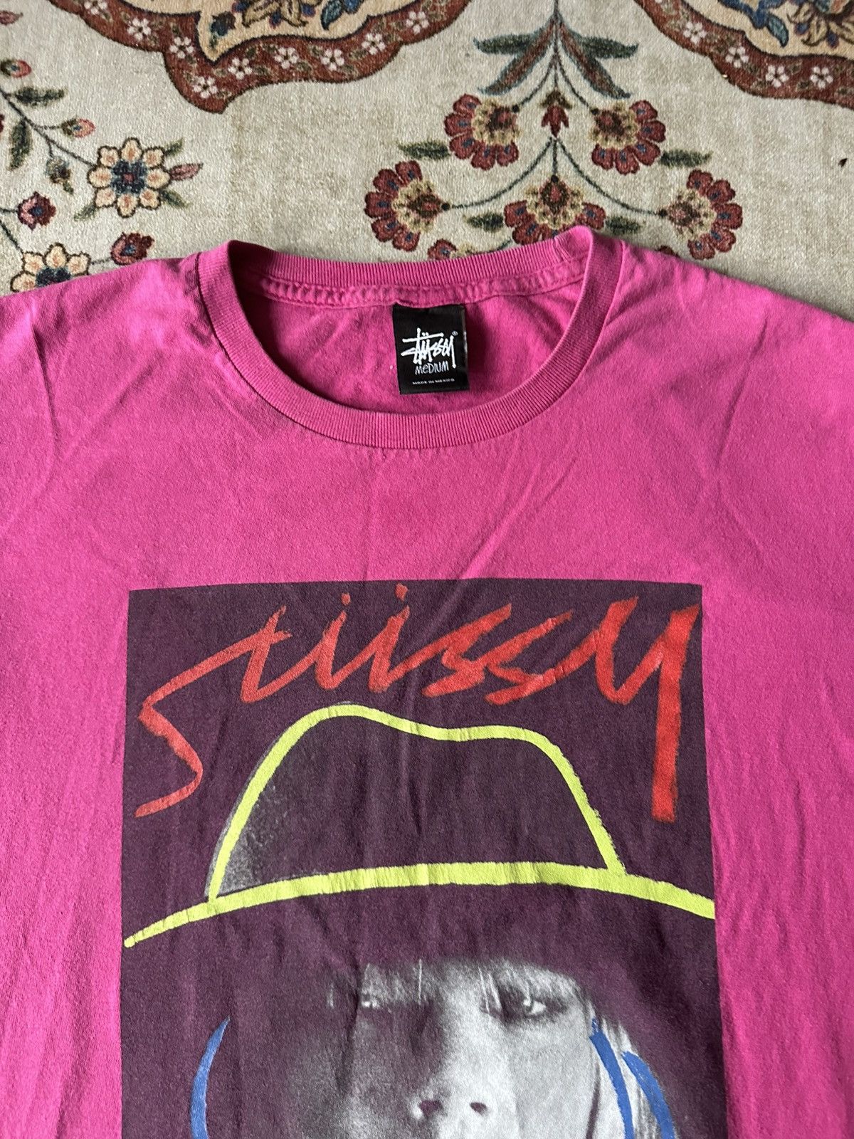 Stussy × Vintage Vintage Stussy Laura Chapter “Compared to what?” T-Shirt Size US M / EU 48-50 / 2 - 3 Thumbnail