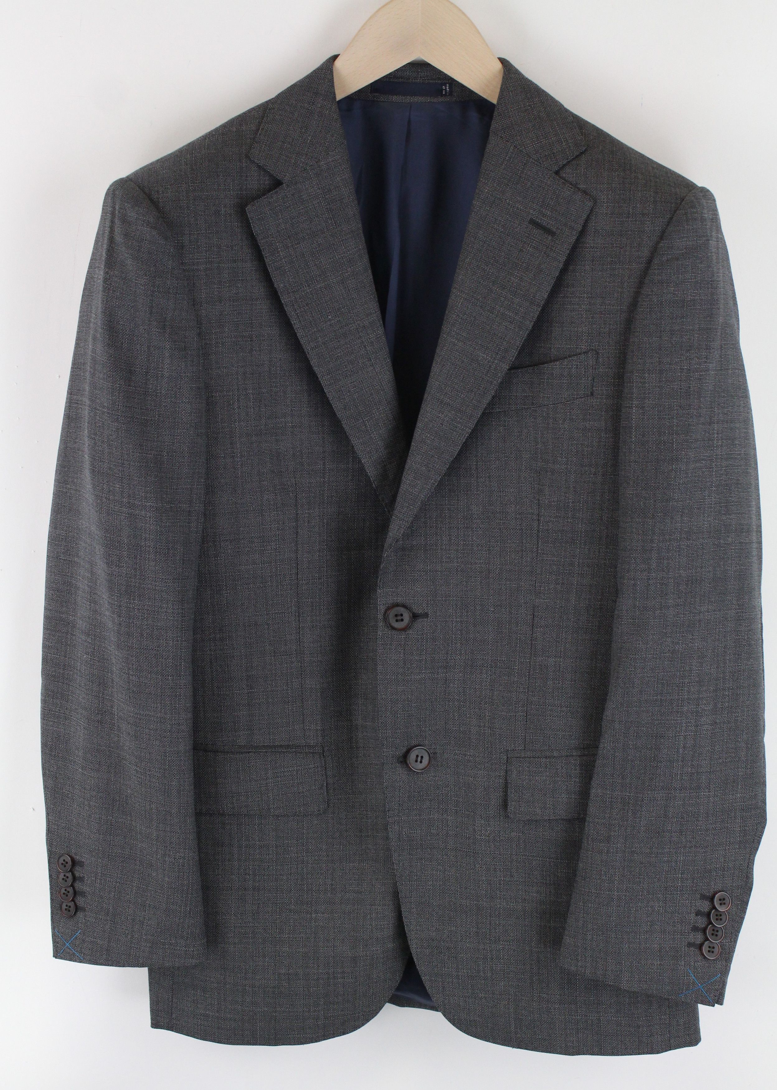 Suitsupply NAPOLI UK34R Wool Super 110's Grey Blazer 60820 Size 34R - 1 Thumbnail