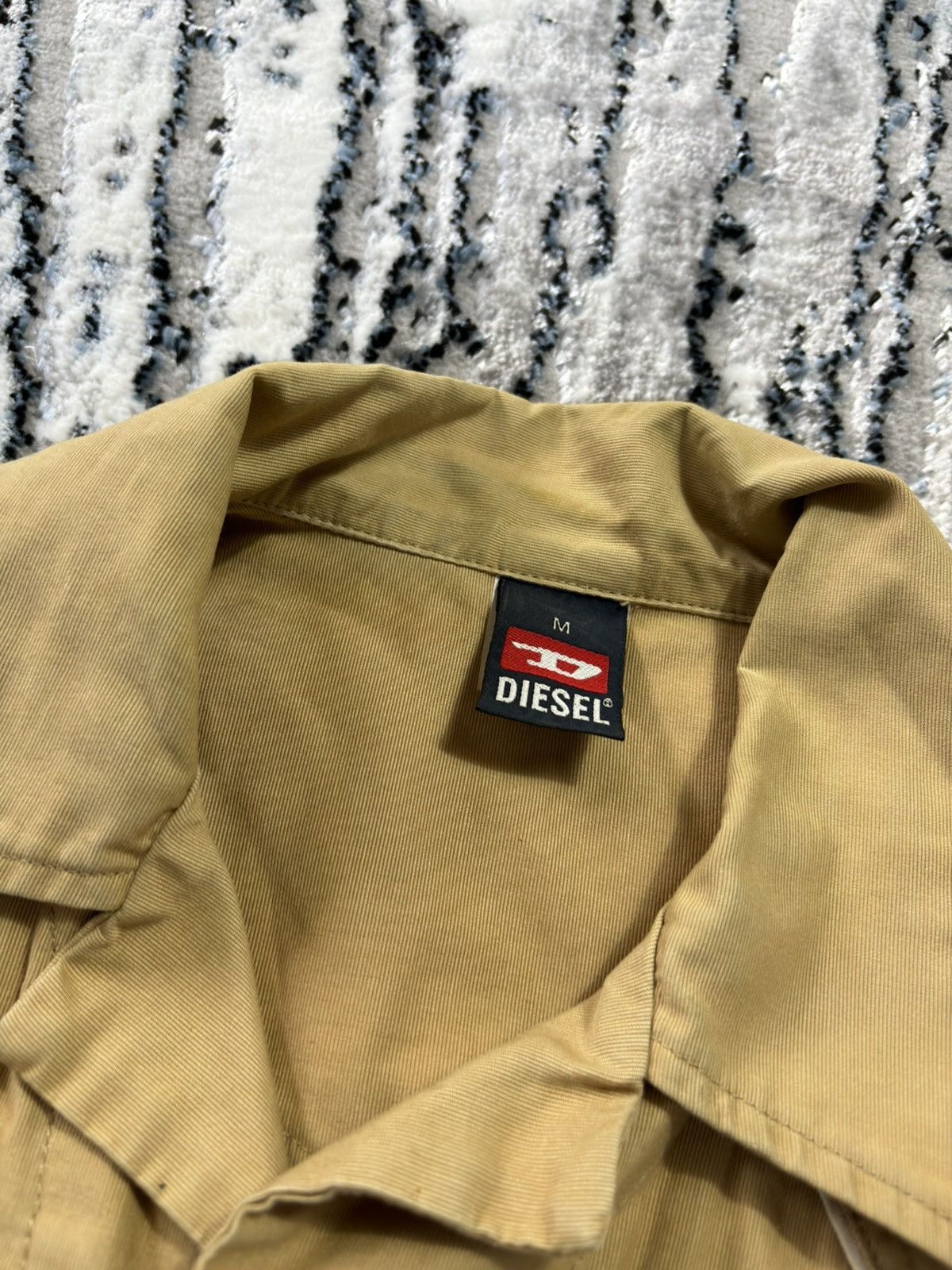 Diesel × Japanese Brand Vintage DIESEL Sun Faded Distressed Bomber Jacket Y2K 90s Size US M / EU 48-50 / 2 - 3 Thumbnail