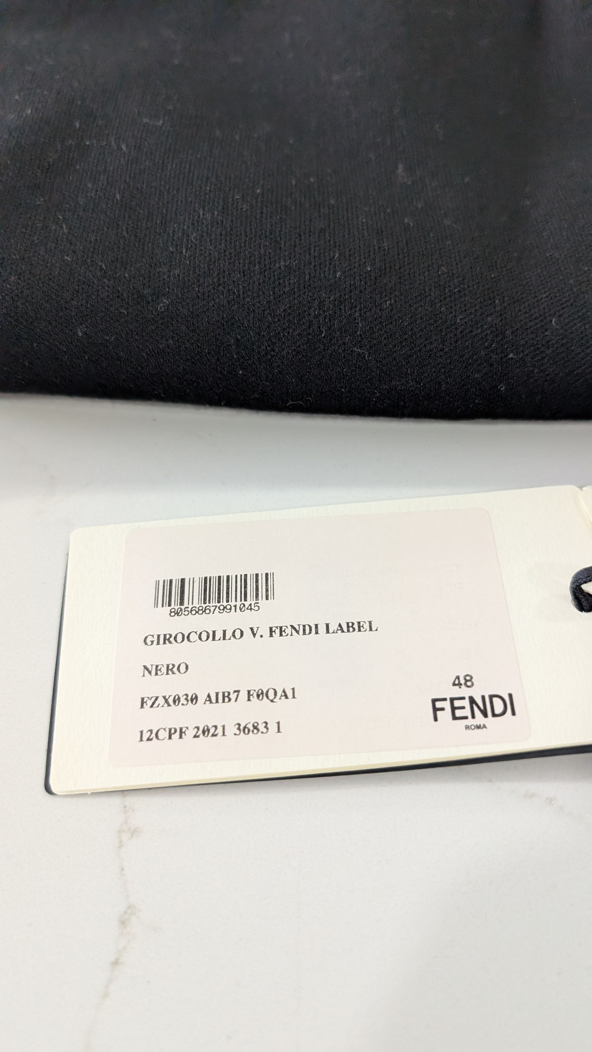 Fendi Fendi Roma Label Patch Sweater Black IT 48 Size US M / EU 48-50 / 2 - 8 Thumbnail