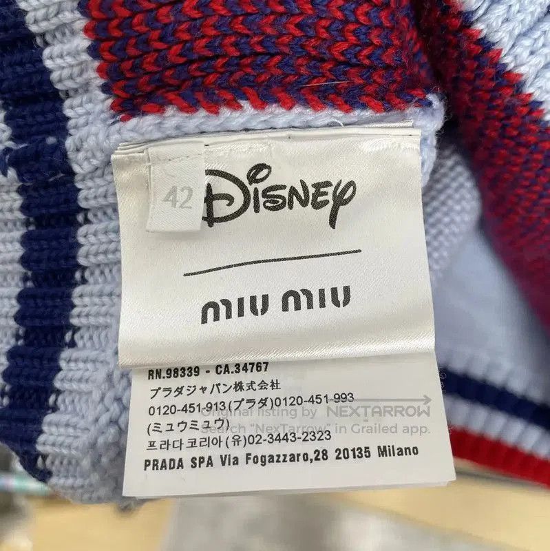 Miu Miu Miu Miu Cartoon Pattern Long Sleeve Sweatshirt . Size L / US 10 / IT 46 - 5 Thumbnail