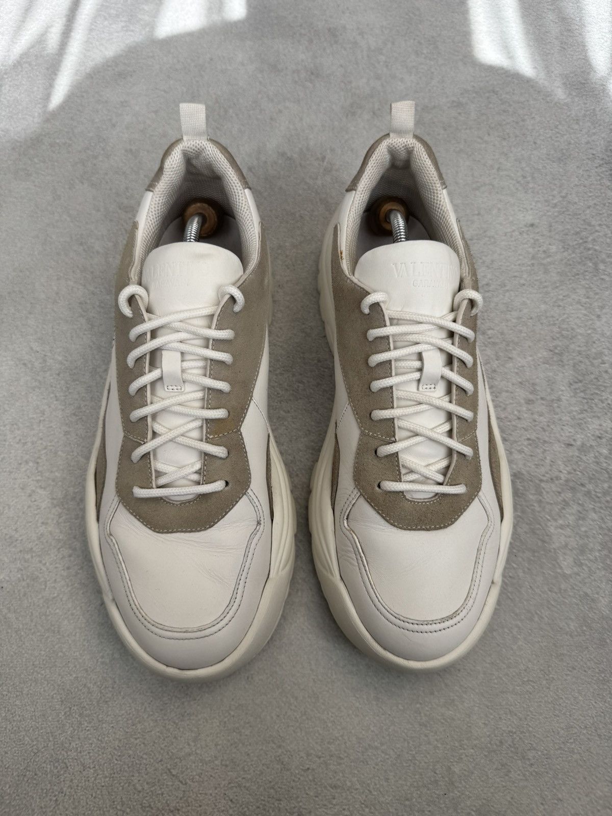 Valentino Valentino Garavani White Gumboy Calfskin Sneakers Size45 Size US 11 / EU 44 - 3 Thumbnail