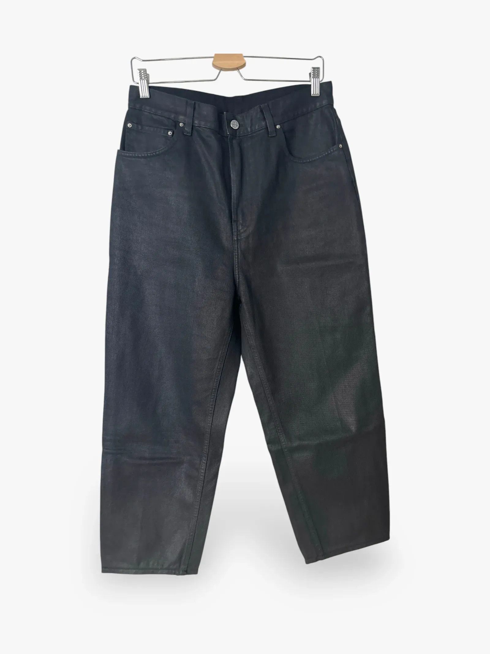 Toteme Toteme Coated black tapered Jeans Size 31" - 1 Thumbnail