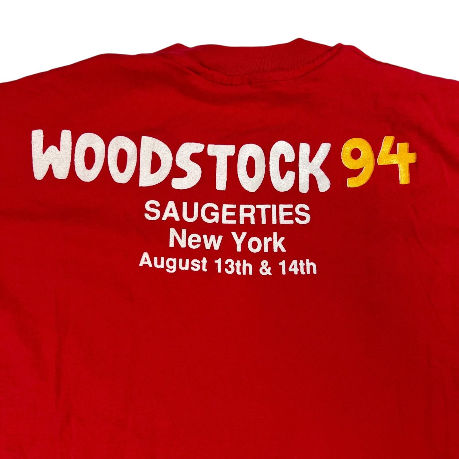 Anvil × Band Tees × Vintage Vintage 1994 Woodstock Festival 2 more days of peace tee Size US XL / EU 56 / 4 - 8 Thumbnail