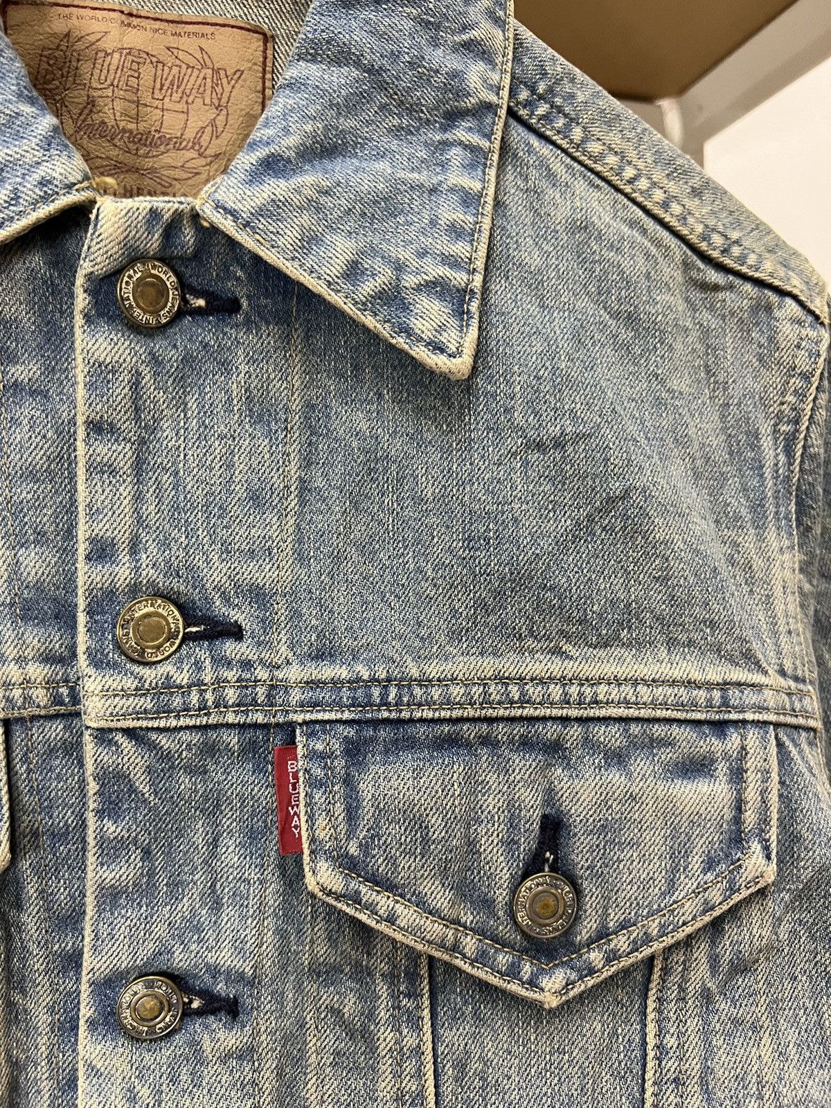 Japanese Brand Blue Way Type 3 Japanese Brand Trucker Denim Jacket Size US M / EU 48-50 / 2 - 3 Thumbnail