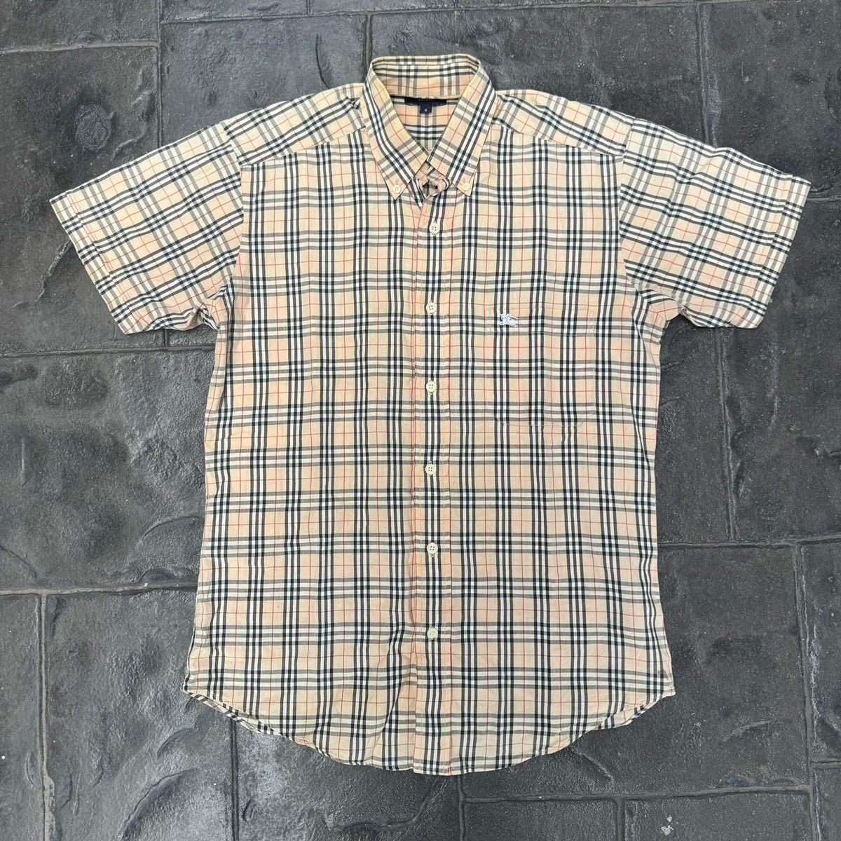 Burberry Vintage Burberry Nova Check Long Sleeves Shirt Size US S / EU 44-46 / 1 - 2 Thumbnail