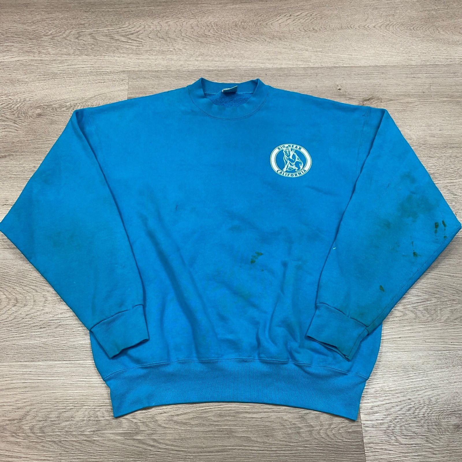 Fruit Of The Loom × Vintage Vintage 80s Big Bear California Ski Crew Sweatshirt Mens 2XL Size US XXL / EU 58 / 5 - 2 Thumbnail