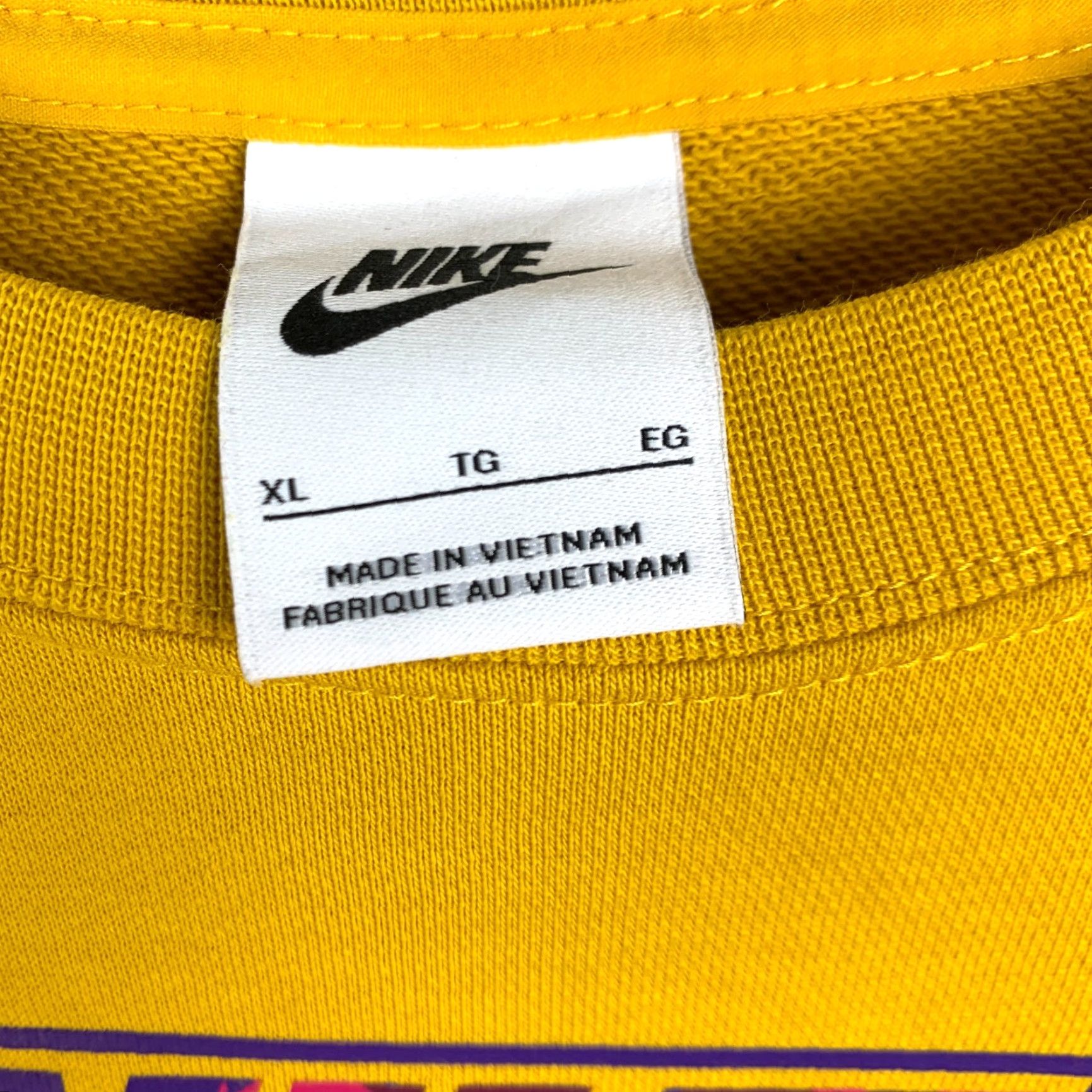 Nike VINTAGE Nike Just Do It Swoosh Retro Nylon Terry Fleece Sweatshirt XL DM6321-743 Women Size XL / US 12-14 / IT 48-50 - 3 Thumbnail