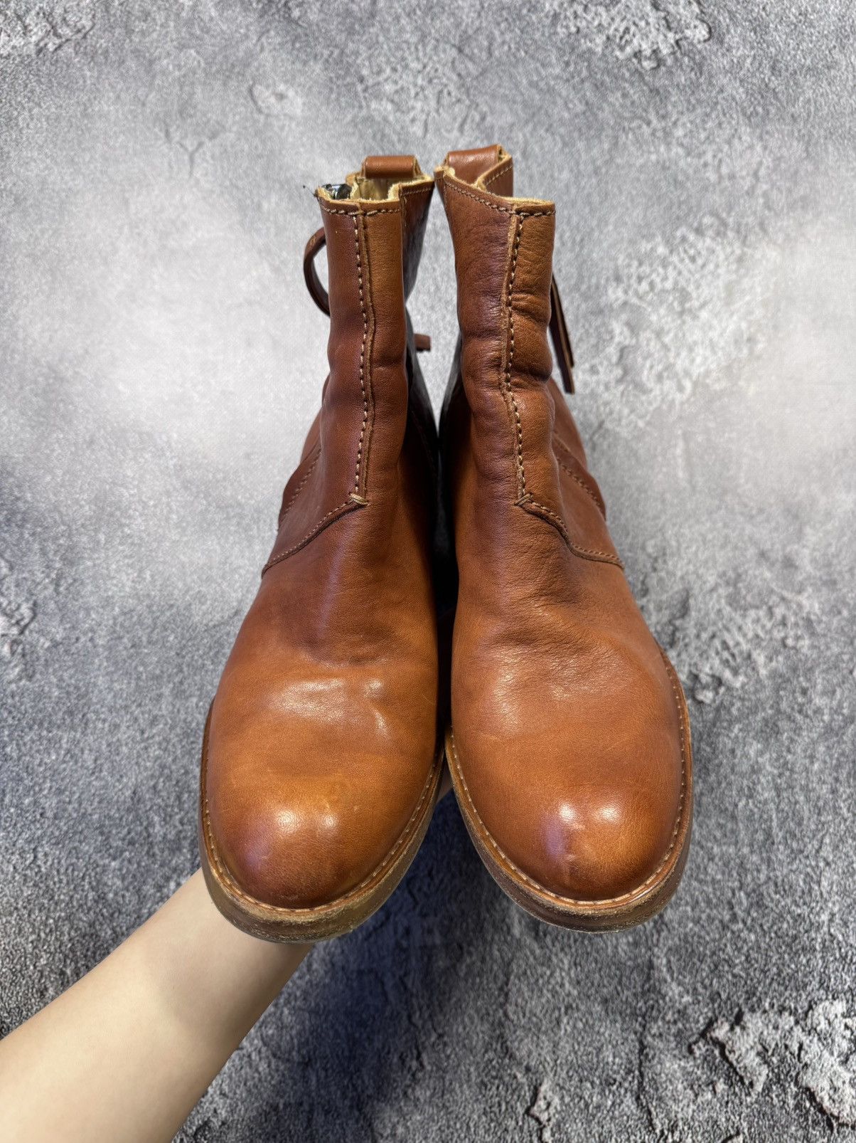 Acne Studios Acne Studios Leather Ankle Boots Size US 10 / IT 40 - 2 Thumbnail