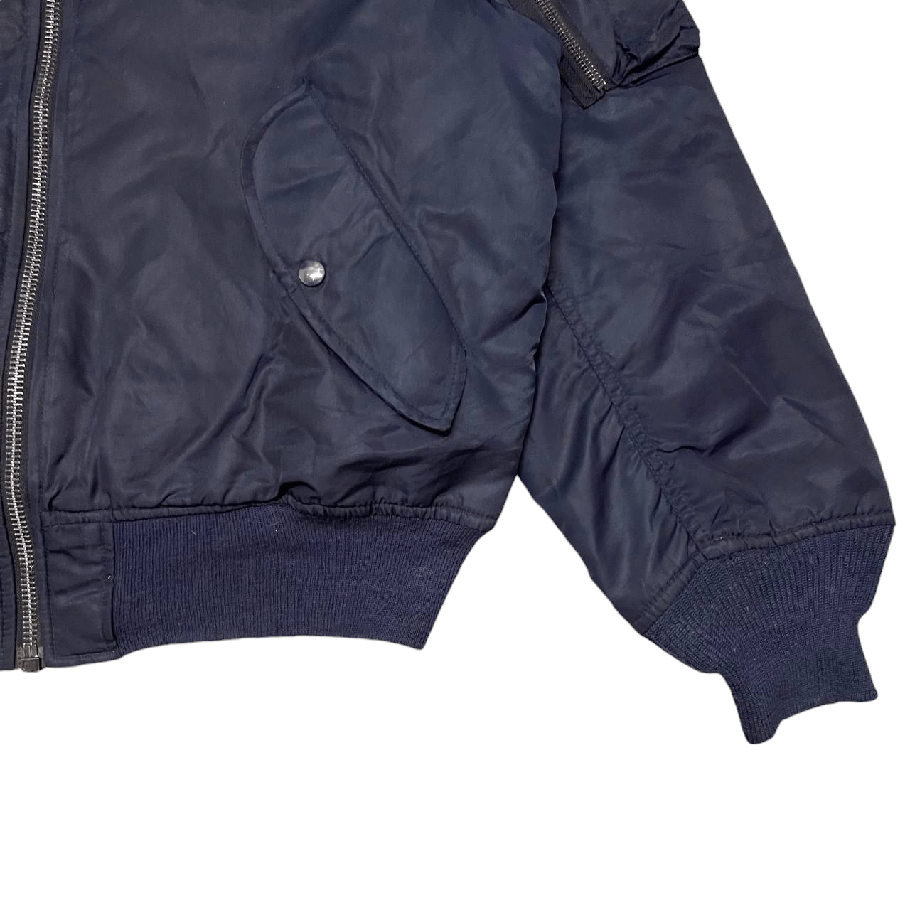 Japanese Brand Vintage 80's Air Wolf Super Helicopter Flyers Bomber Jacket Size US M / EU 48-50 / 2 - 6 Thumbnail