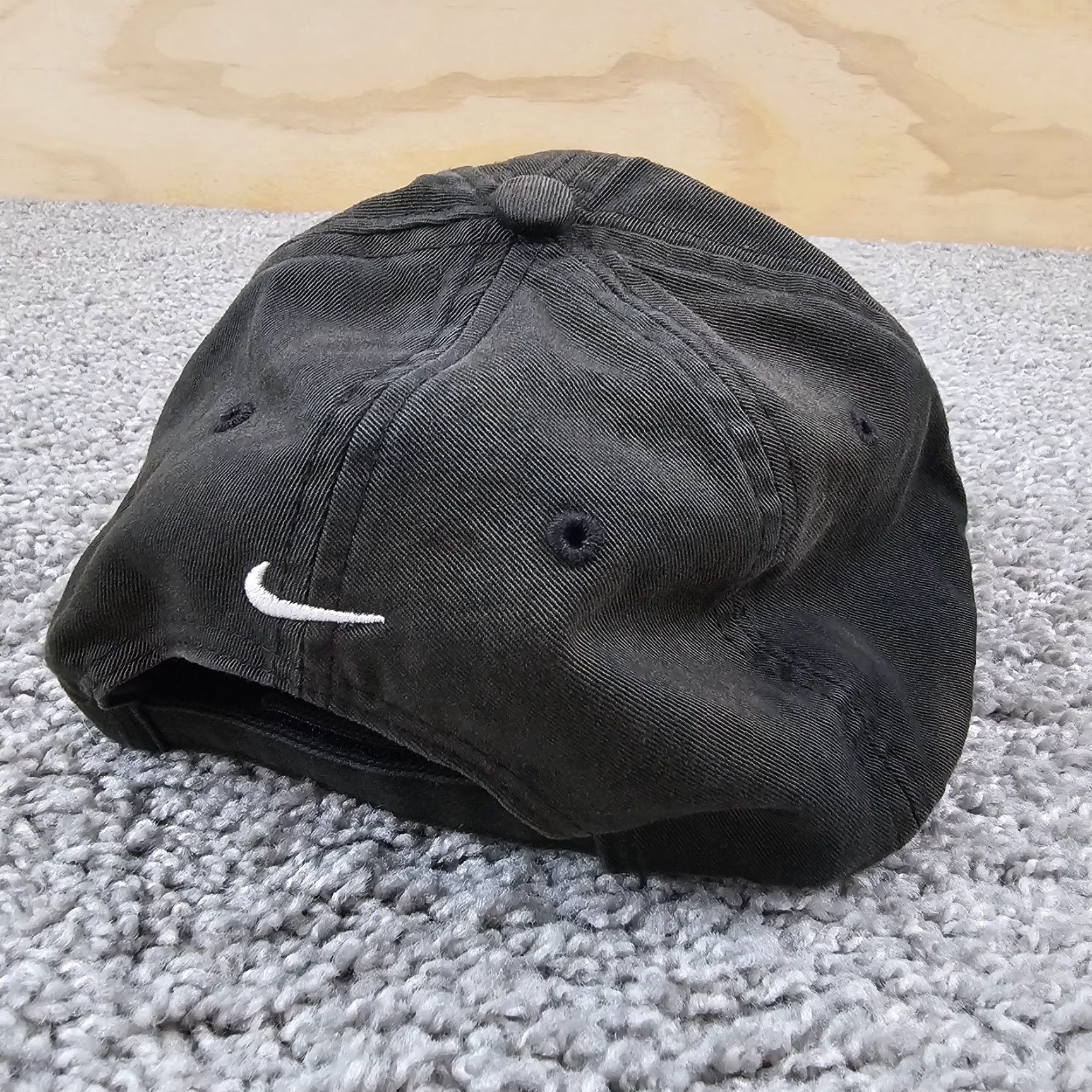 Nike Nike Cap Hat Baseball Adjustable One Size Black Swoosh Mens/Womens Cap Size ONE SIZE - 5 Thumbnail