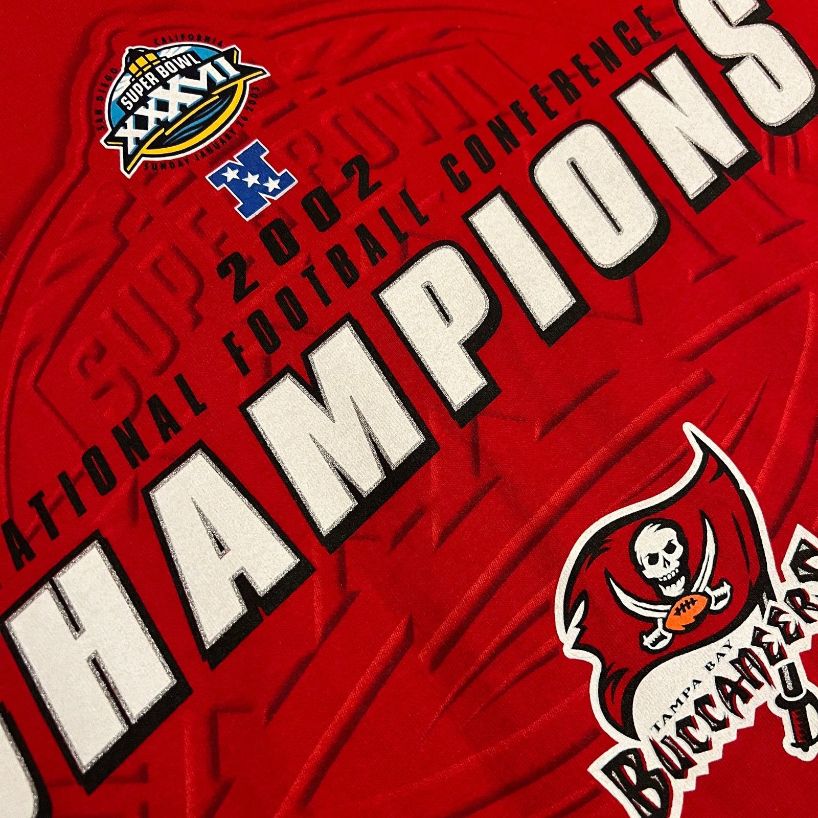 NFL Tampa Bay Buccaneers 2002 NFC Champs Shirt - XL Size US XL / EU 56 / 4 - 3 Thumbnail