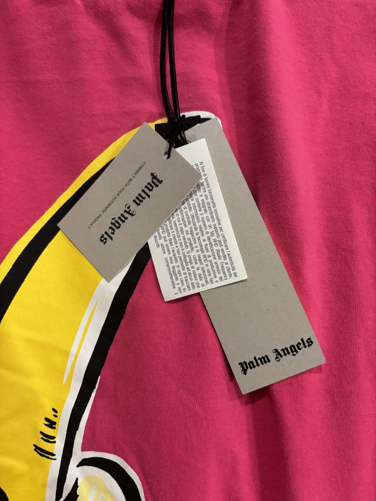 Palm Angels Palm Angels Banana Tee Fuchsia size M Size US M / EU 48-50 / 2 - 3 Thumbnail