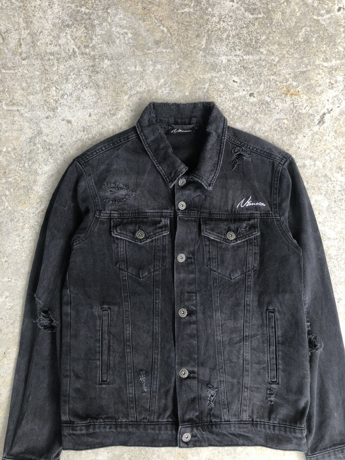 If Six Was Nine Japanese Nimes Patchwork Embroidered Denim Size US S / EU 44-46 / 1 - 3 Thumbnail