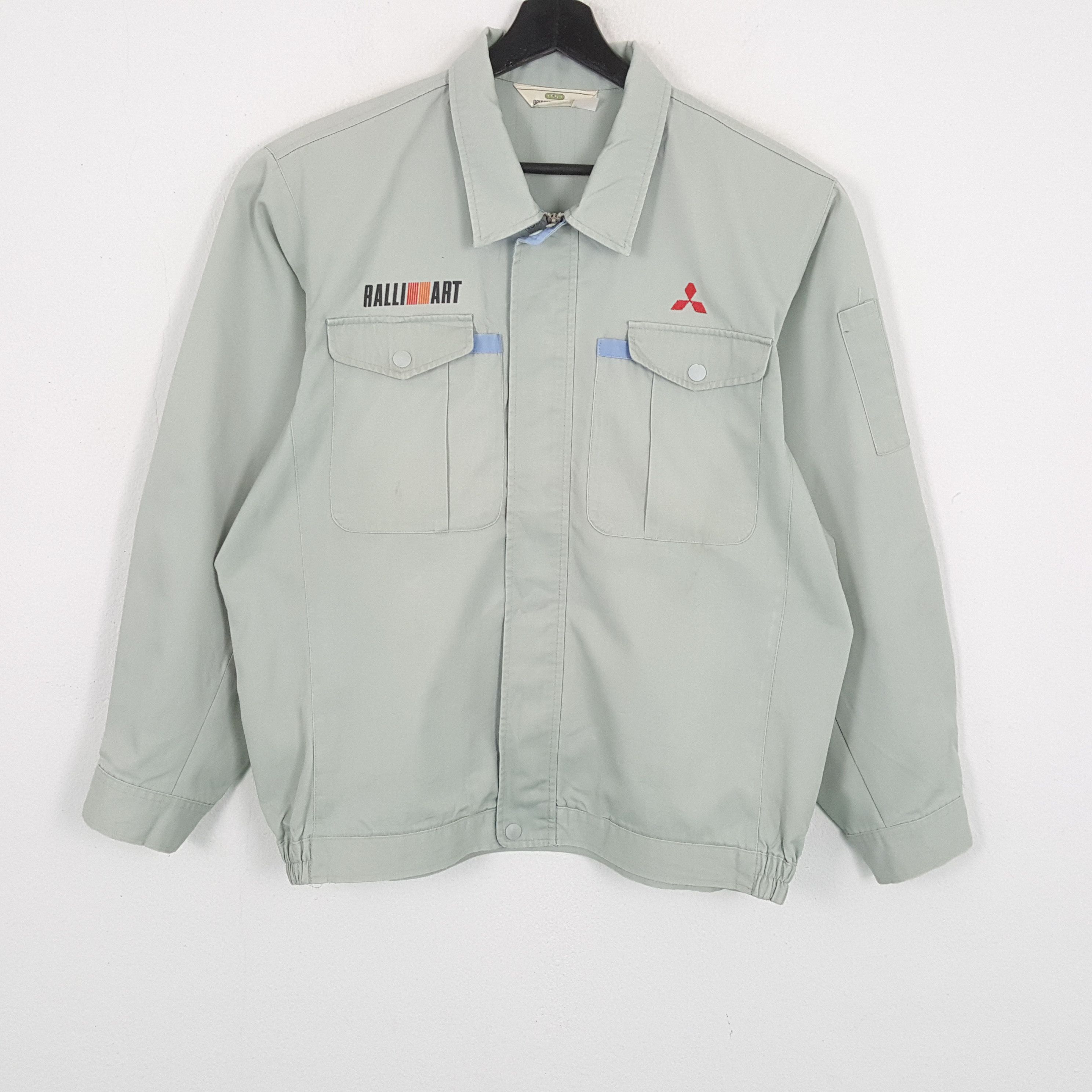 Japanese Brand × Vintage MITSUBISHI RALLI ART Japanese Motorsports Custom Jacket Size US XL / EU 56 / 4 - 3 Thumbnail
