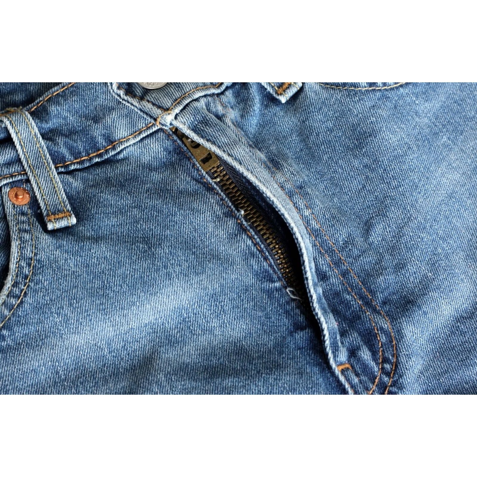 Levi's LEVI’S 502 PREMIUM Big E Denim Shorts Men Size W31 Stretch Tapered Jeans DZ6544 Size US 31 - 5 Thumbnail