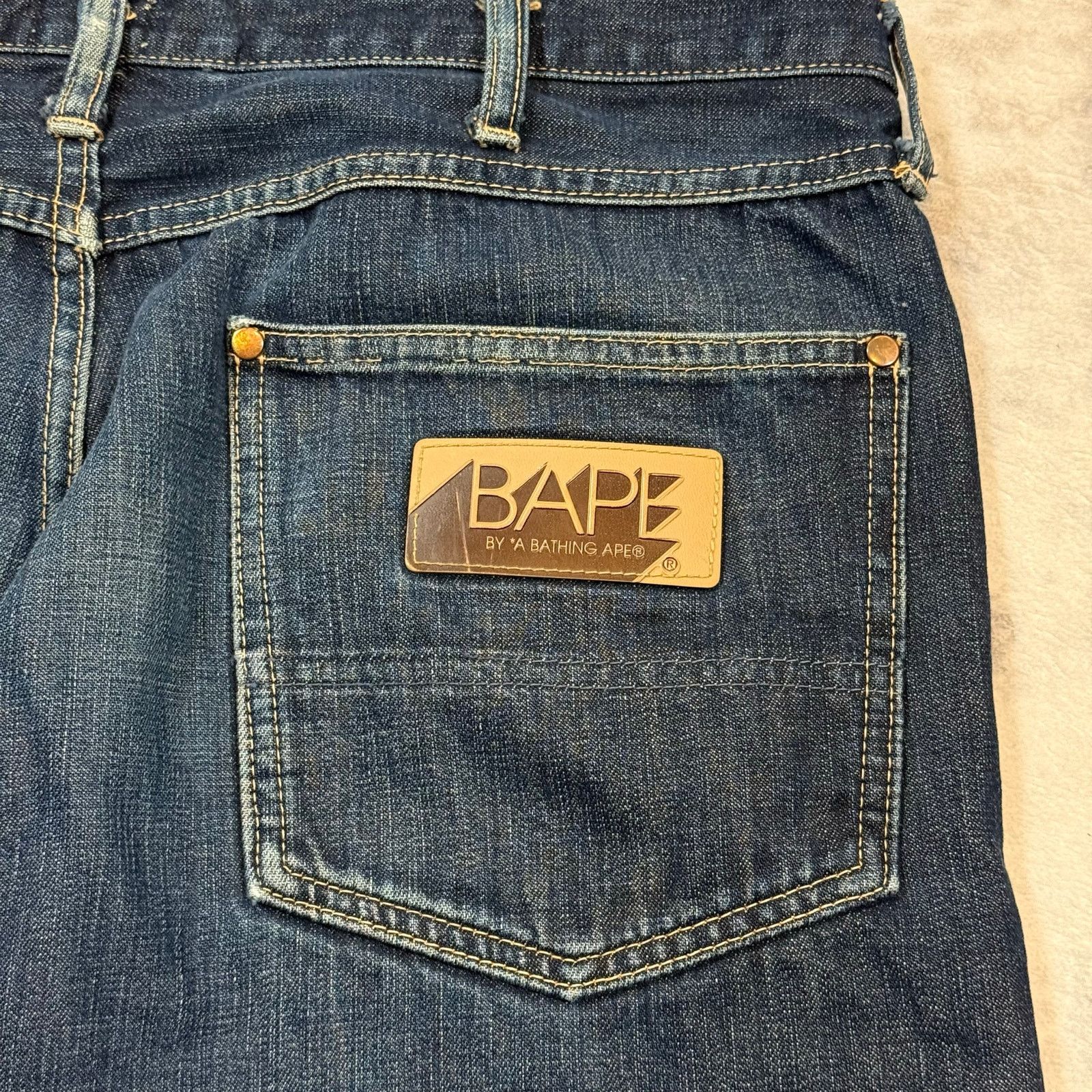 Bape × Nigo Authentic Bape 2000’s Twinsta Jeans 32 Size US 32 / EU 48 - 5 Thumbnail