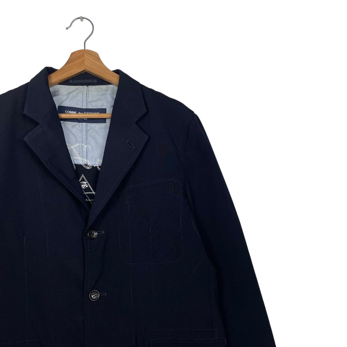 Comme des Garcons Homme Comme Des Garcons Homme Deco Factory Jacket Size US S / EU 44-46 / 1 - 7 Thumbnail