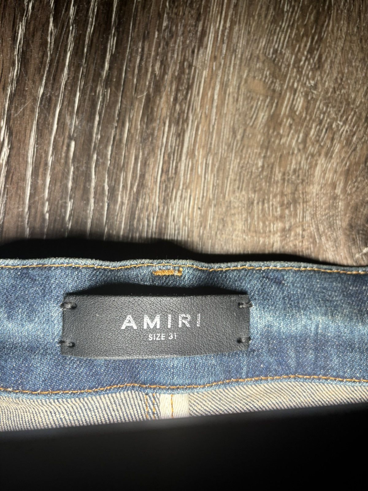 Amiri Mike Amiri Blue With Black Size US 31 - 3 Thumbnail