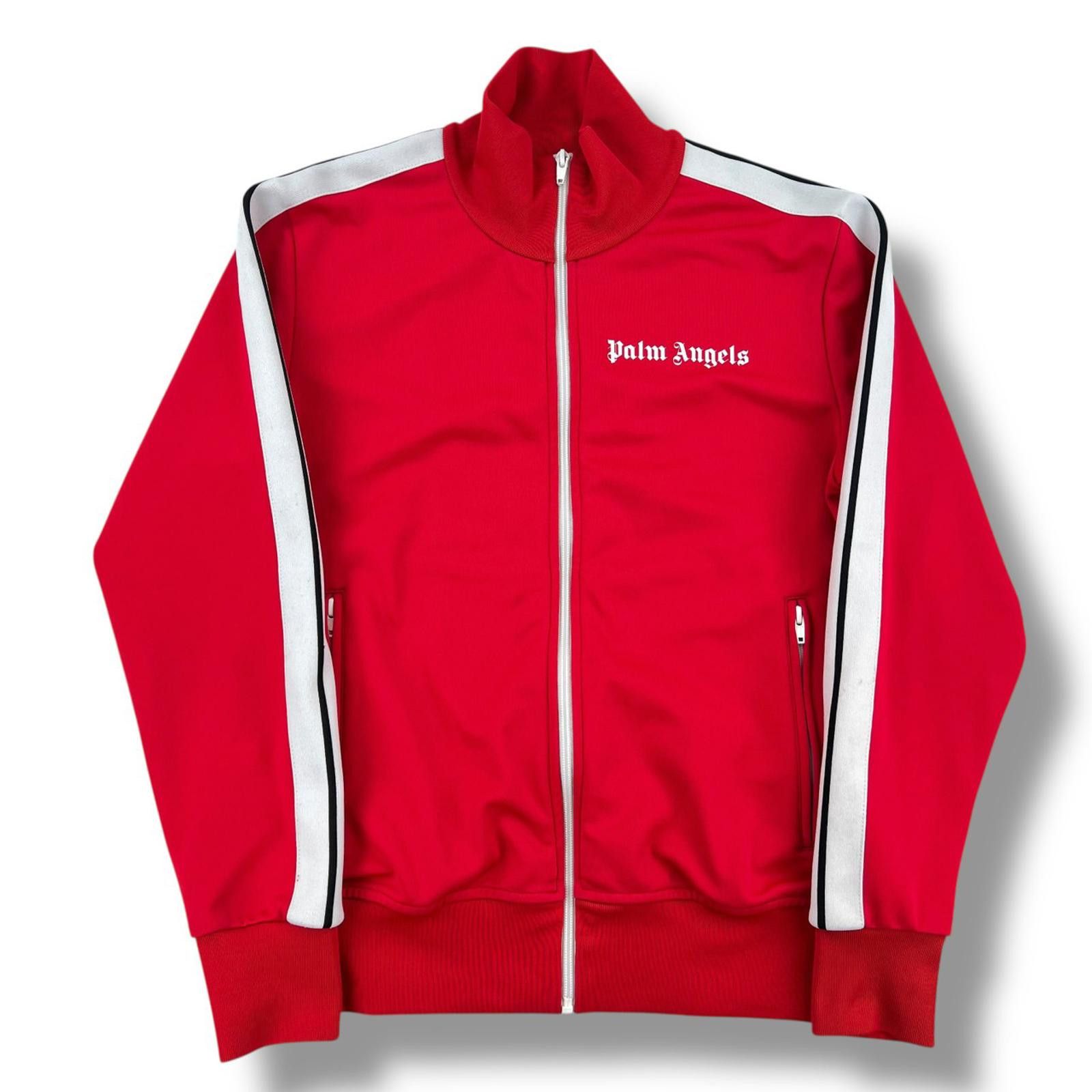 Palm Angels Palm Angels Red & White Track Jacket Size US M / EU 48-50 / 2 - 2 Thumbnail
