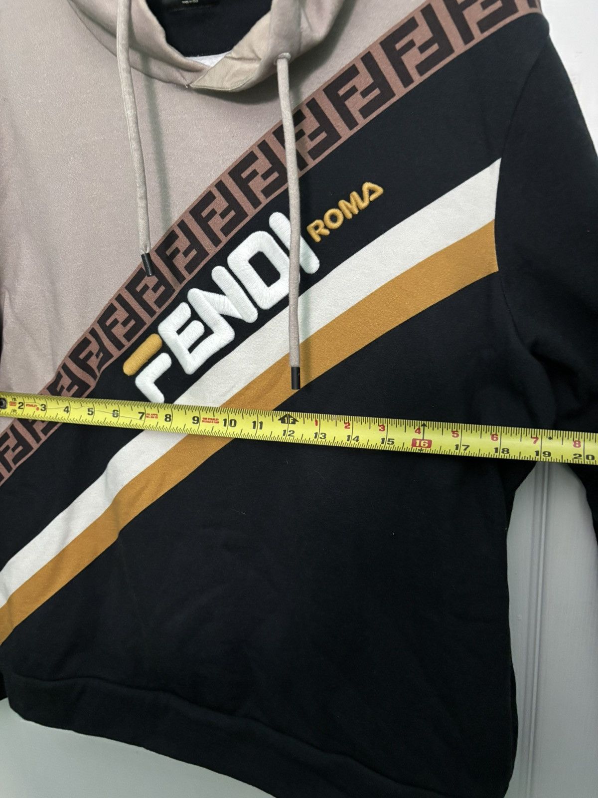 Fendi Fendi x Fila Monogram Hidden Pocket Hoodie Size US L / EU 52-54 / 3 - 9 Thumbnail