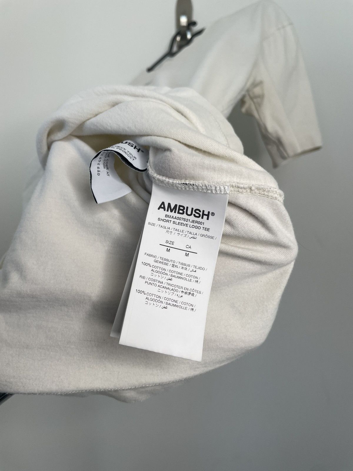 Ambush Design Ambush T Shirt XL Logo Japan Limited Edition Cream Medium Size US M / EU 48-50 / 2 - 5 Thumbnail