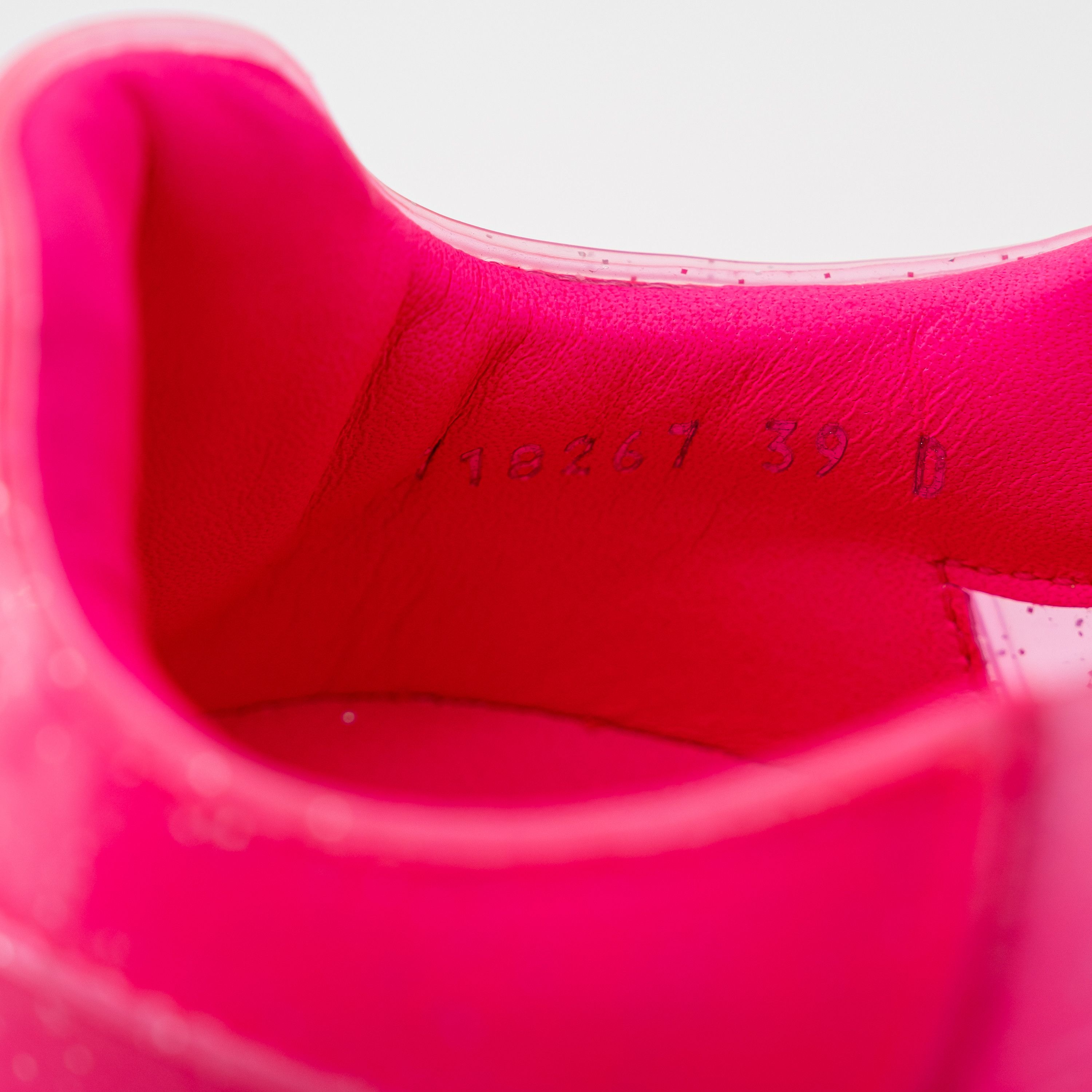 Alexander McQueen 9 - Alexander McQueen Oversized Sneakers Transparent Pink Size US 9 / IT 39 - 8 Thumbnail