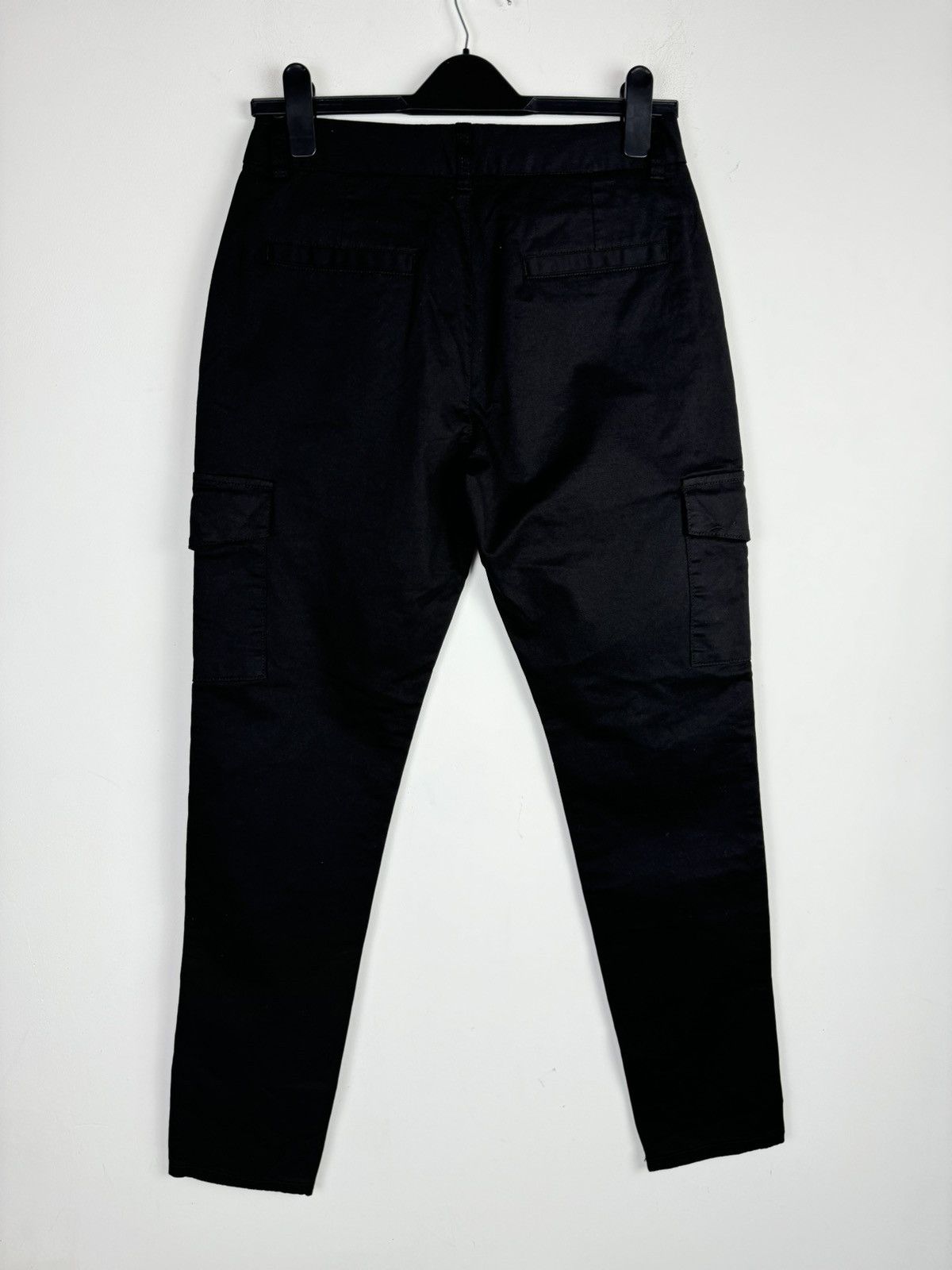 Vintage Arne Smart Tailored Cargo Trouser in Black Size US 32 / EU 48 - 2 Thumbnail