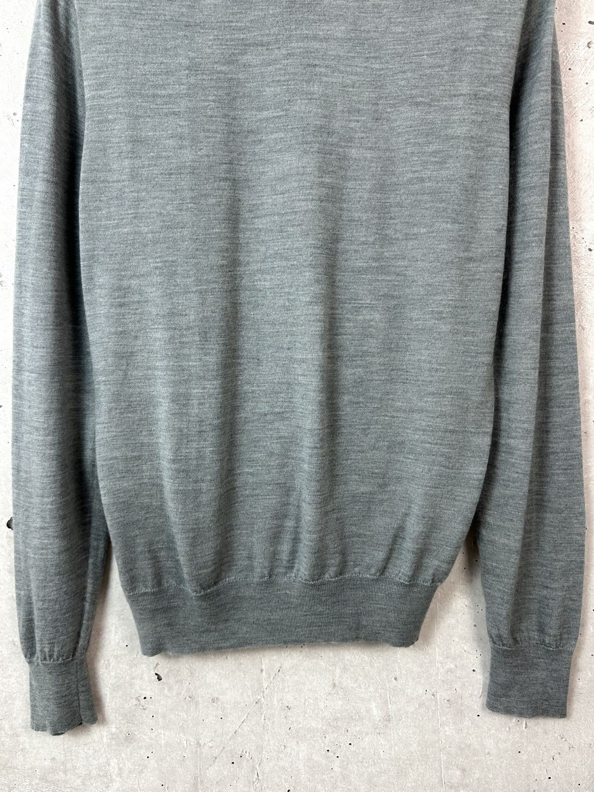 Filippa K Filippa K Grey Wool Knit Long Sleeve Men’s Sweater Size US XL / EU 56 / 4 - 9 Thumbnail