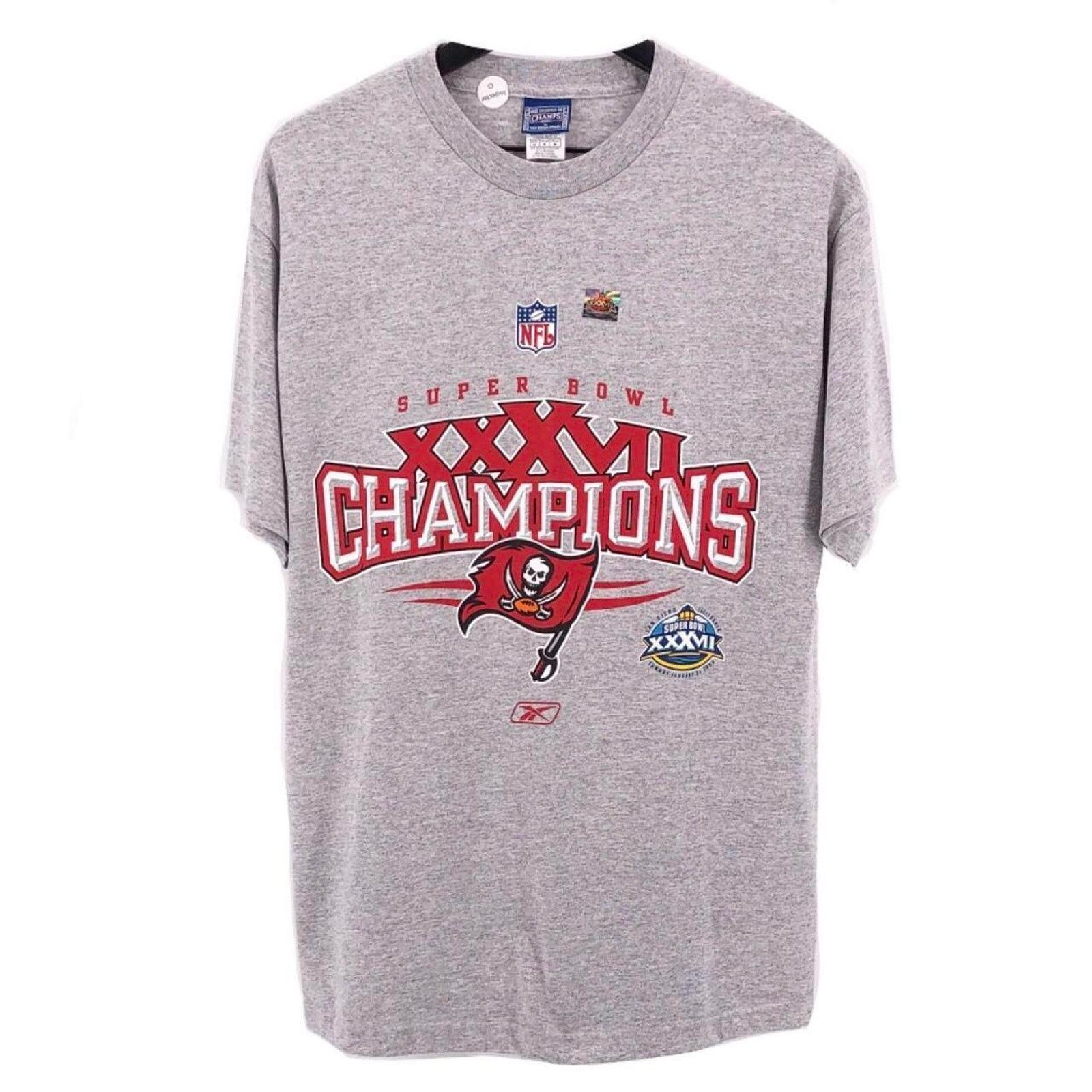 Vintage Super Bowl XXXVII 2003 Tampa Bay Buccaneers Champions Size US M / EU 48-50 / 2 - 1 Thumbnail