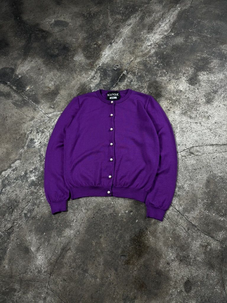 Moschino Moschino Wool Knit Cardigan Size S / US 4 / IT 40 - 1 Thumbnail