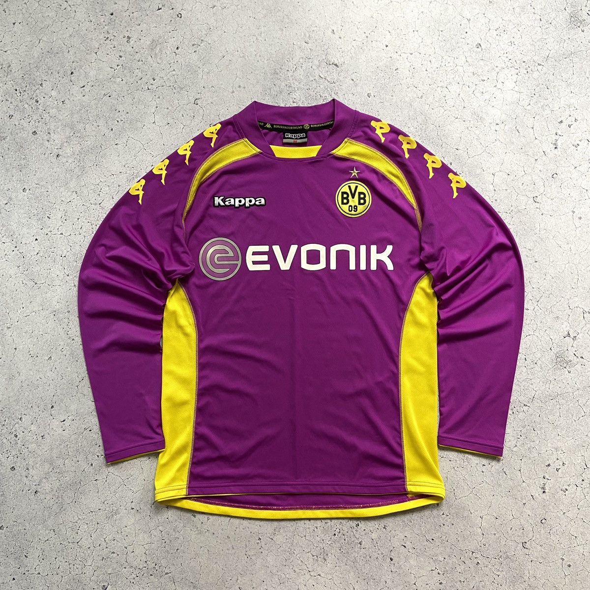 Pre-owned Kappa X Soccer Jersey Borussia Dortmund Kappa 2009/10 Goalkeeper Soccer Jersey In Purple