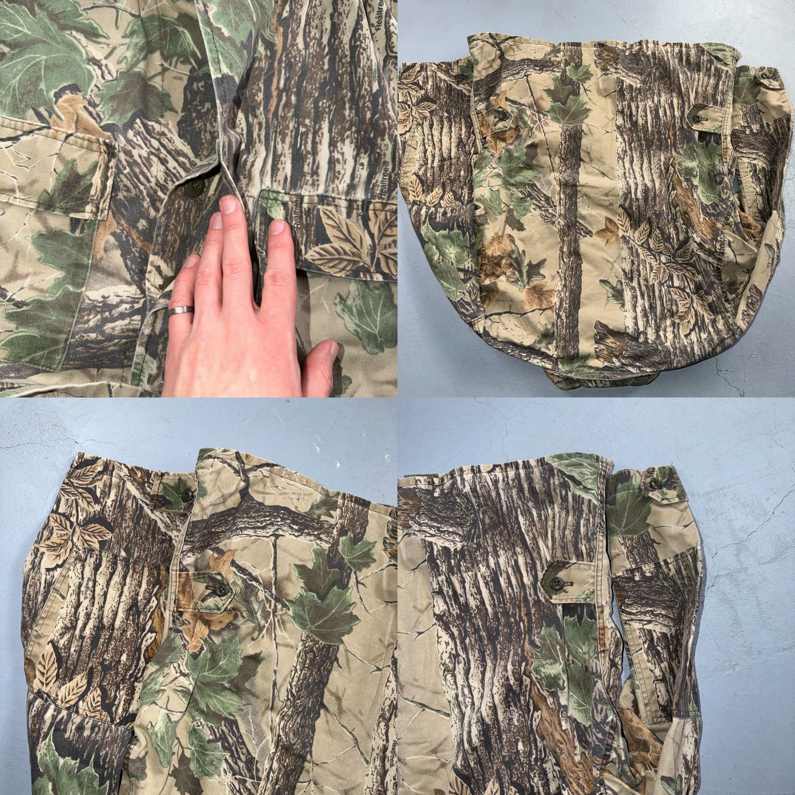 Realtree VINTAGE Military Jacket Mens L Realtree Camo Combat Coat Tactical Field 90s Shirt/Coat Mens L Camouflage 90s Clothing Size US L / EU 52-54 / 3 - 8 Thumbnail