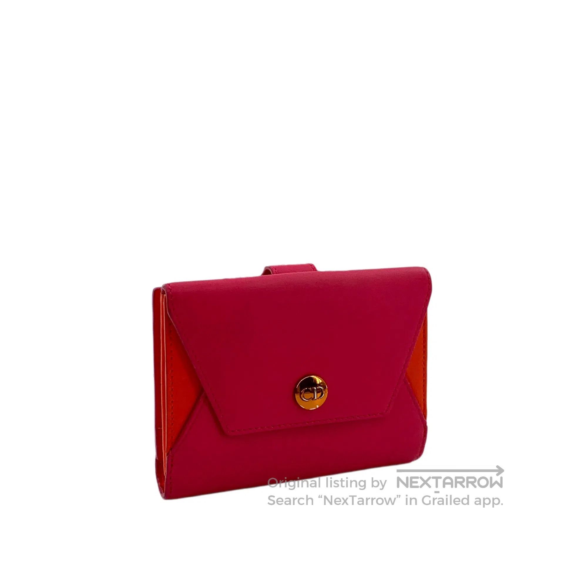 Dior Dior Red CD Logo Cardholder Wallet| Size ONE SIZE - 3 Thumbnail
