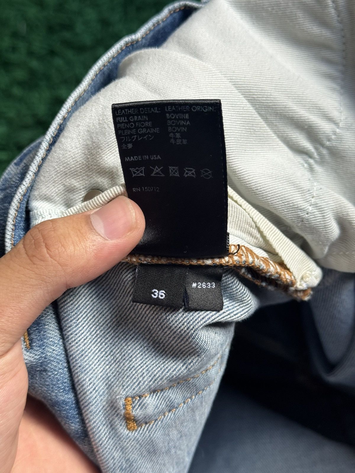 Amiri Amiri mx1 orange cracked patch Size US 36 / EU 52 - 7 Thumbnail