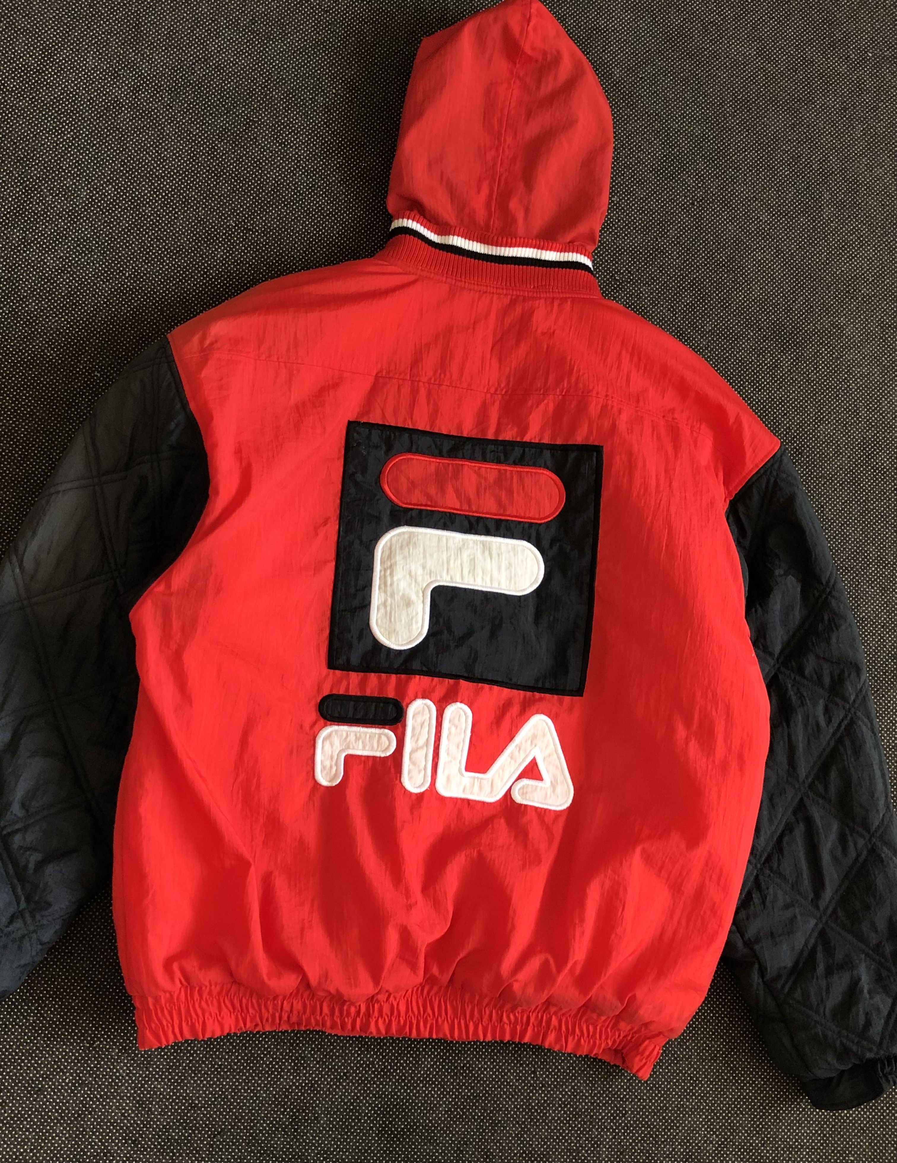 Fila × Vintage RARE🔥VINTAGE 90’S FILA PUFFER FILLED HOODED JACKET Size US M / EU 48-50 / 2 - 16 Thumbnail